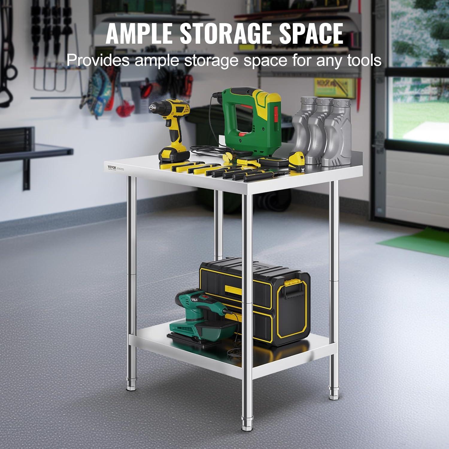 VEVOR Metal Kitchen Cart