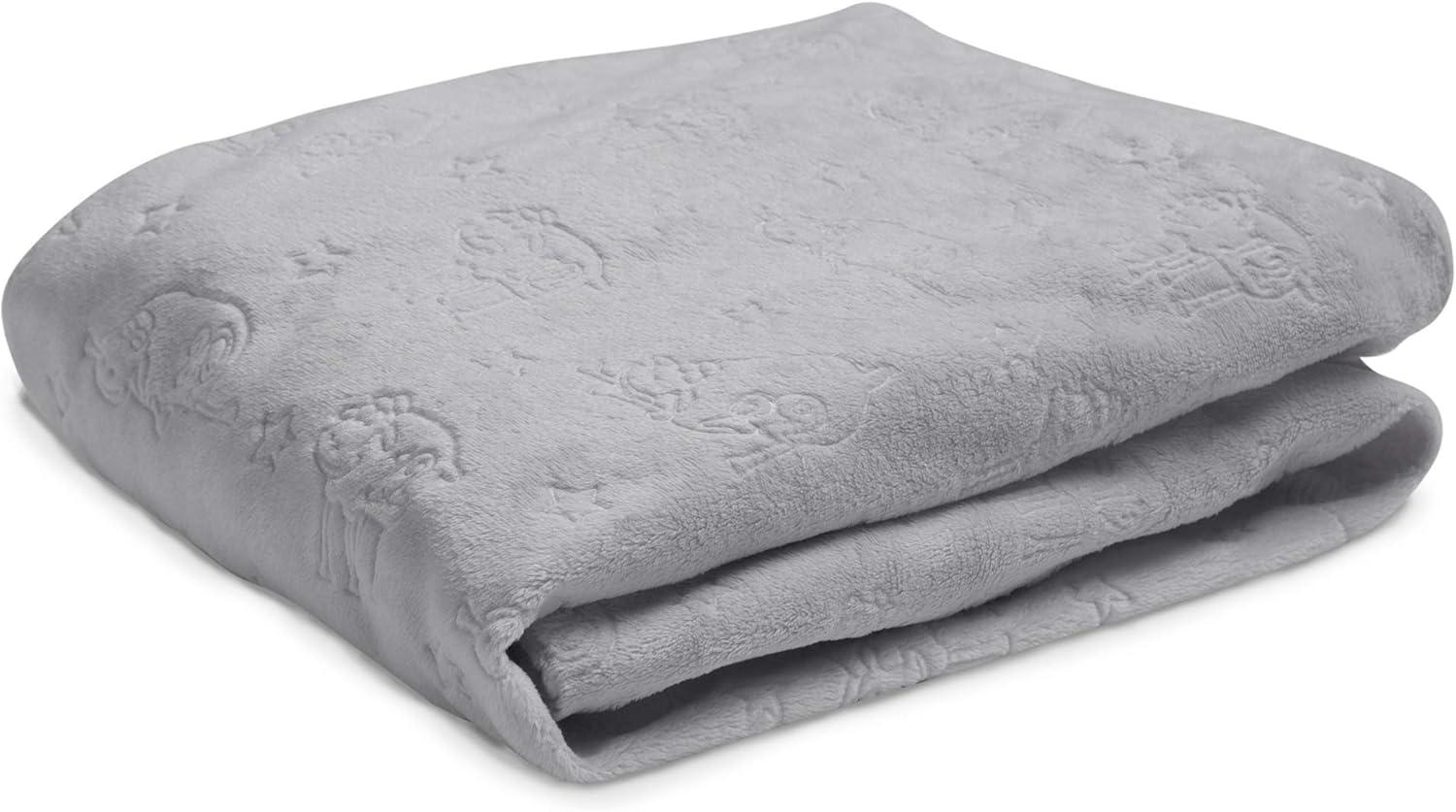 Serta Perfect Sleeper Contoured Changing Pad with Plush Cover, Grey