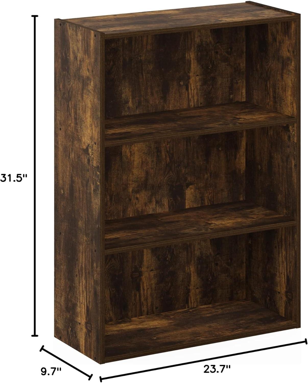 Pasir 3-Tier Open Shelf, Amber Pine