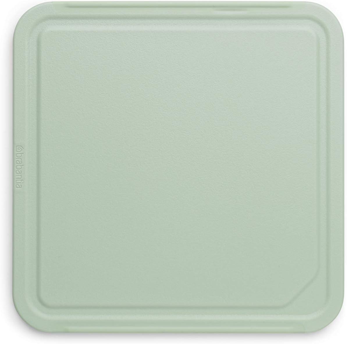 Green and Light Green Plastic Rectangular Cutting Board Set