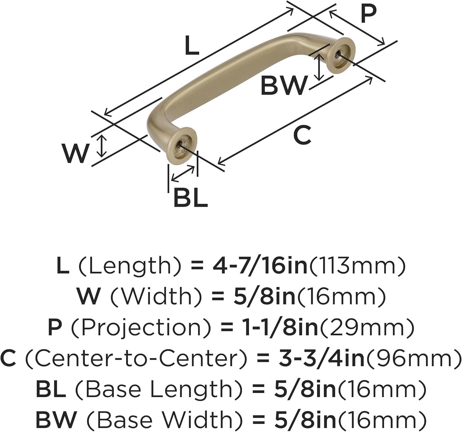 Kane 3 3/4" Center to Center Bar Pull