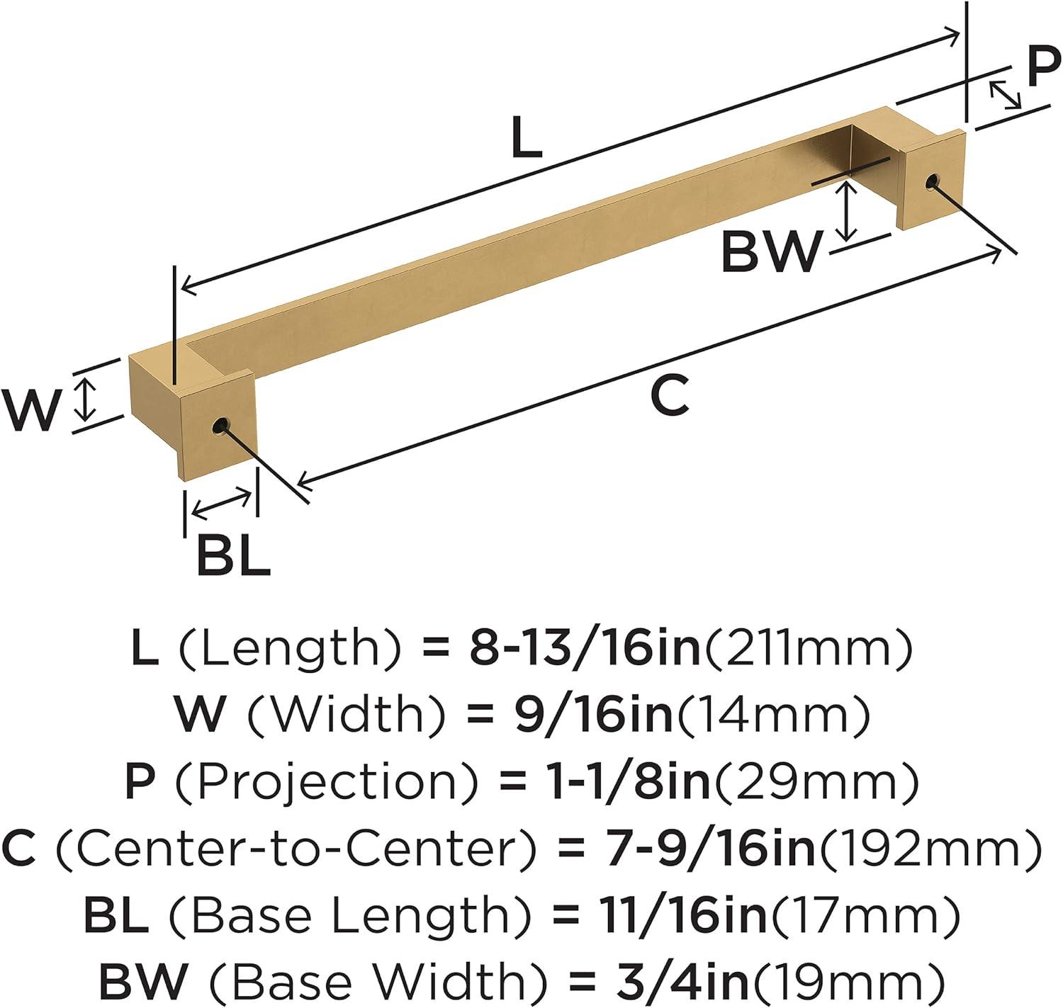 Appoint 7 9/16" Center To Center Bar Pull