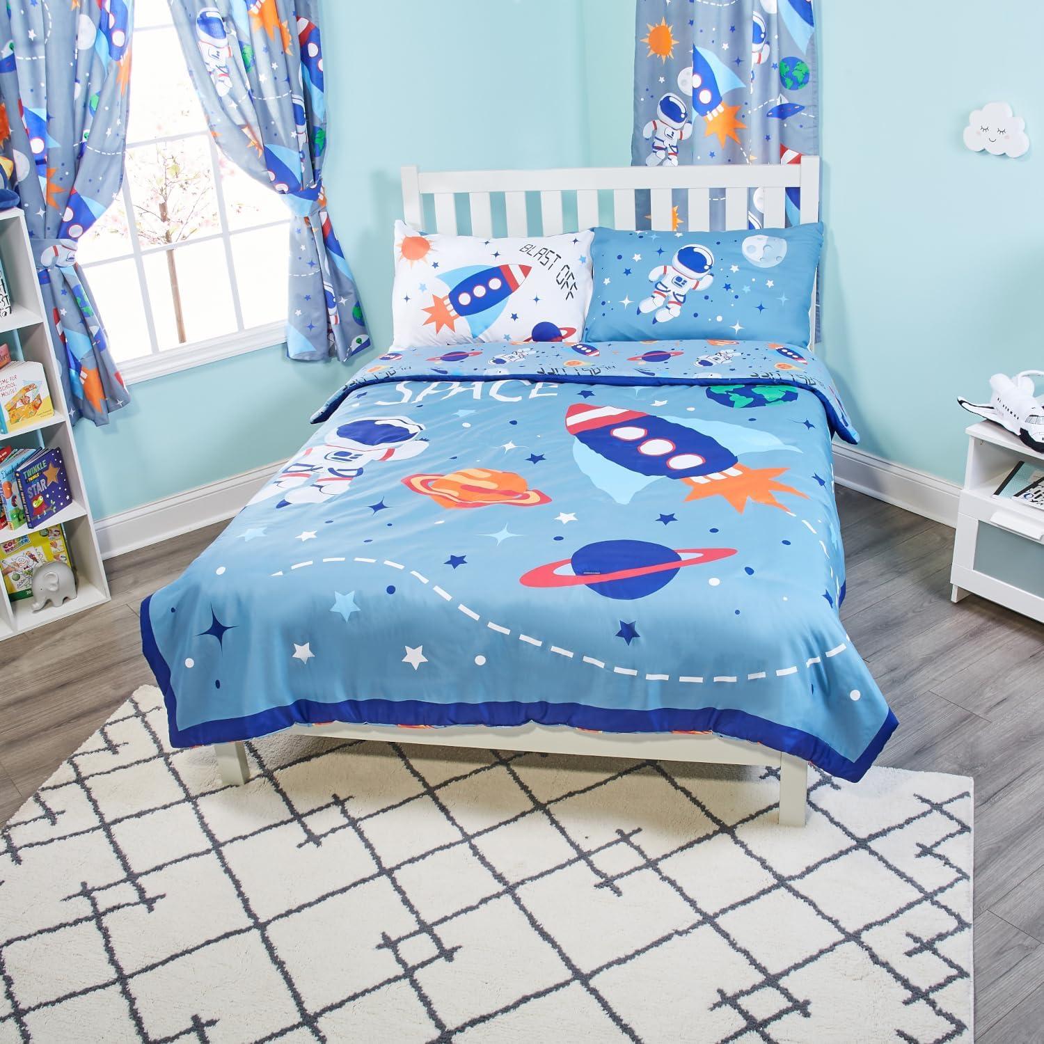 Everyday Kids Outer Space Twin/Full Size Bed Comforter