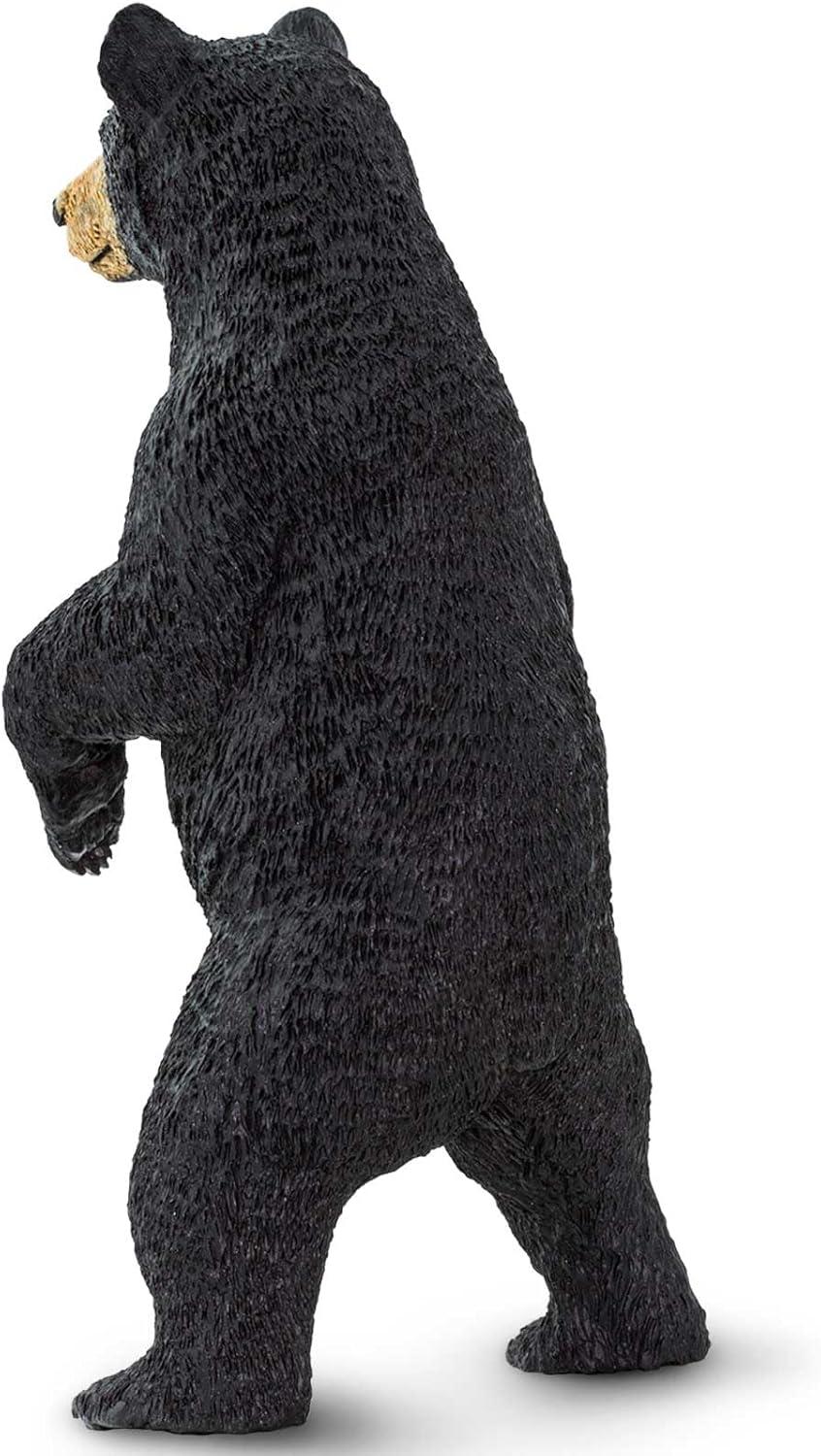 Safari Ltd. Standing Black Bear Figurine - Lifelike 4" Model Figure - Educational Toy for Boys, Girls, and Kids Ages 3+