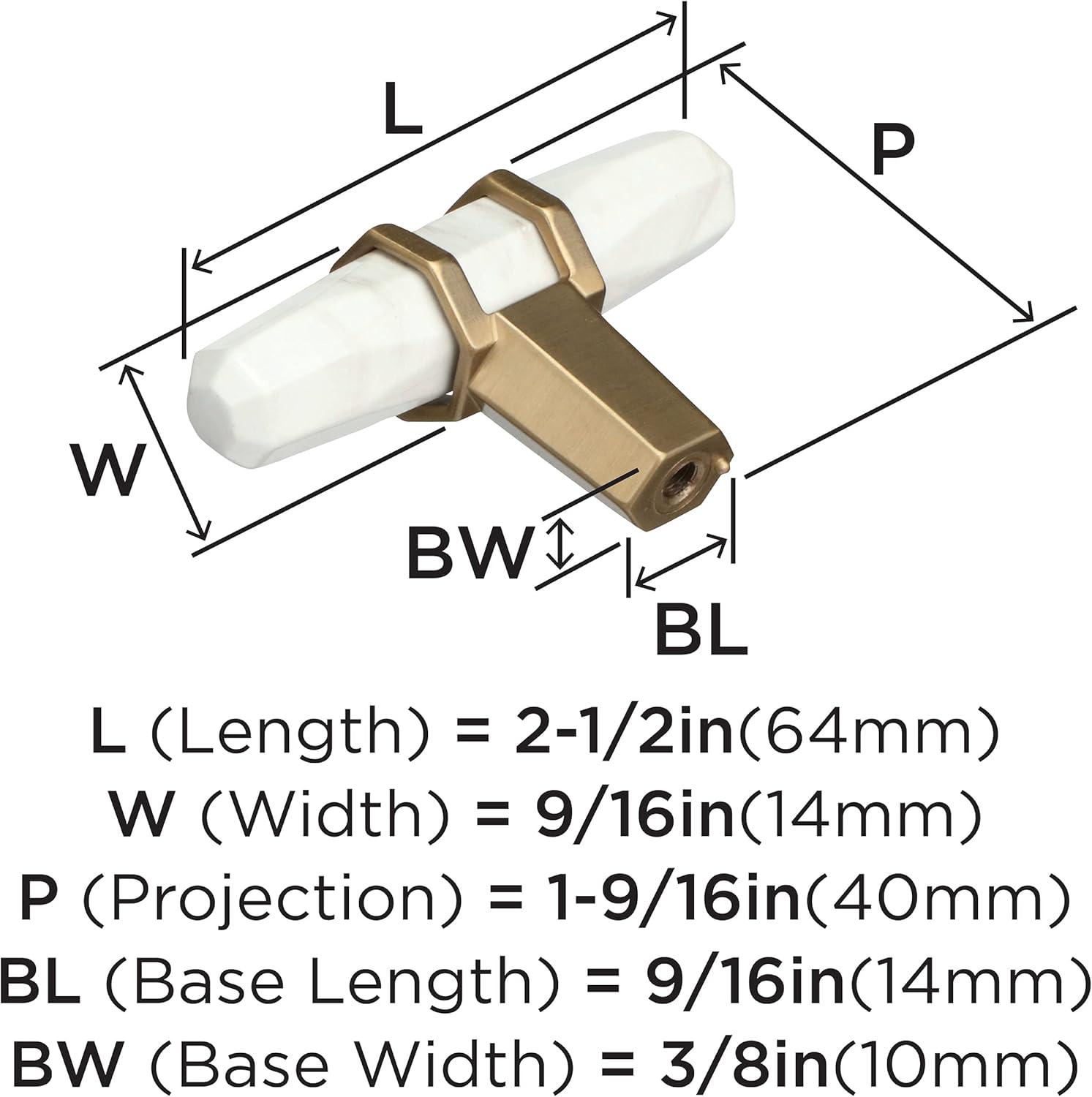 Carrione 1 9/16" Length Bar Knob