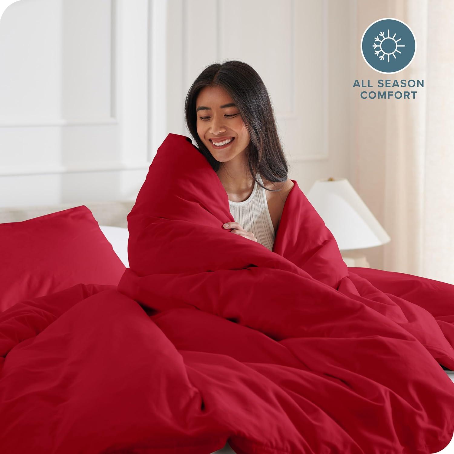 Double Brushed Duvet Set - Ultra-Soft, Easy Care by Bare Home