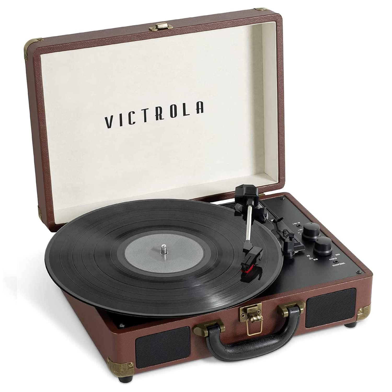 Victrola 3 - Speed Turntable Decorative Record Player with Bluetooth
