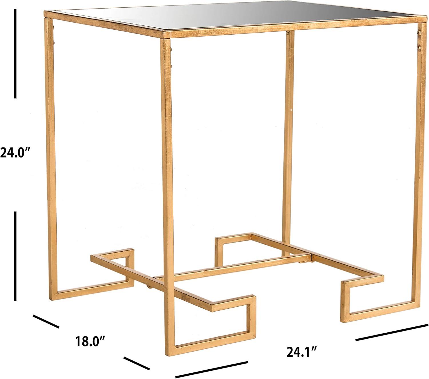 Seamus Accent Table - Gold/Mirror - Safavieh.