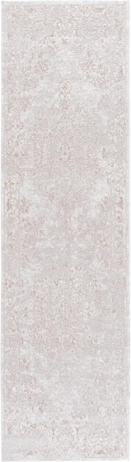Reflection RFT664 Power Loomed Indoor Runner Rug - 2'3"x6' - Creme/Ivory - Safavieh