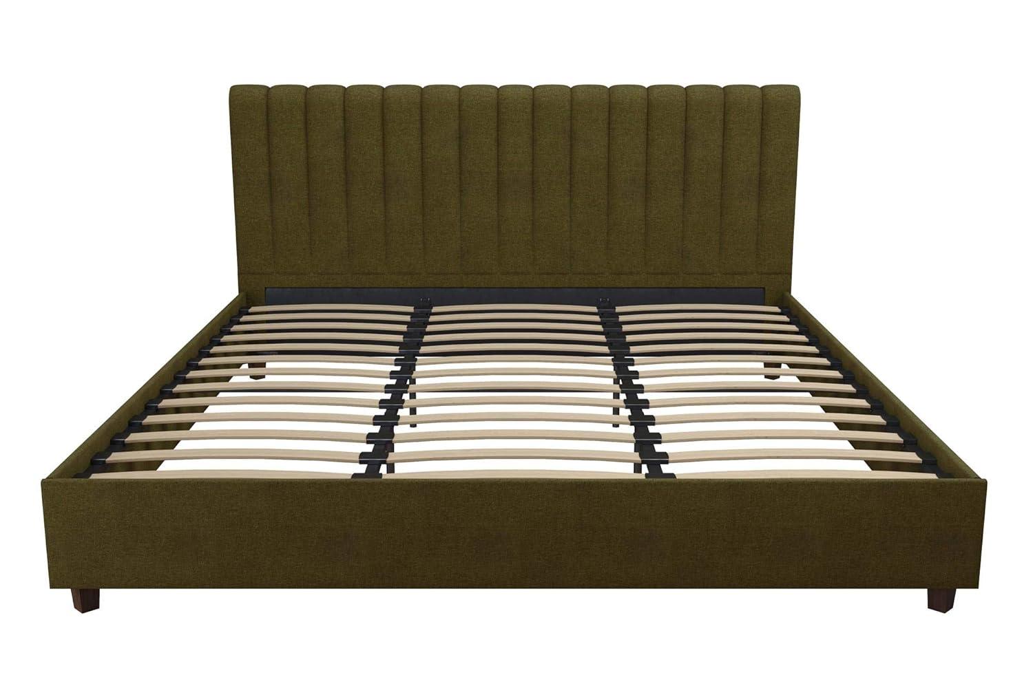 Brittany Tufted Upholstered Platform Bed