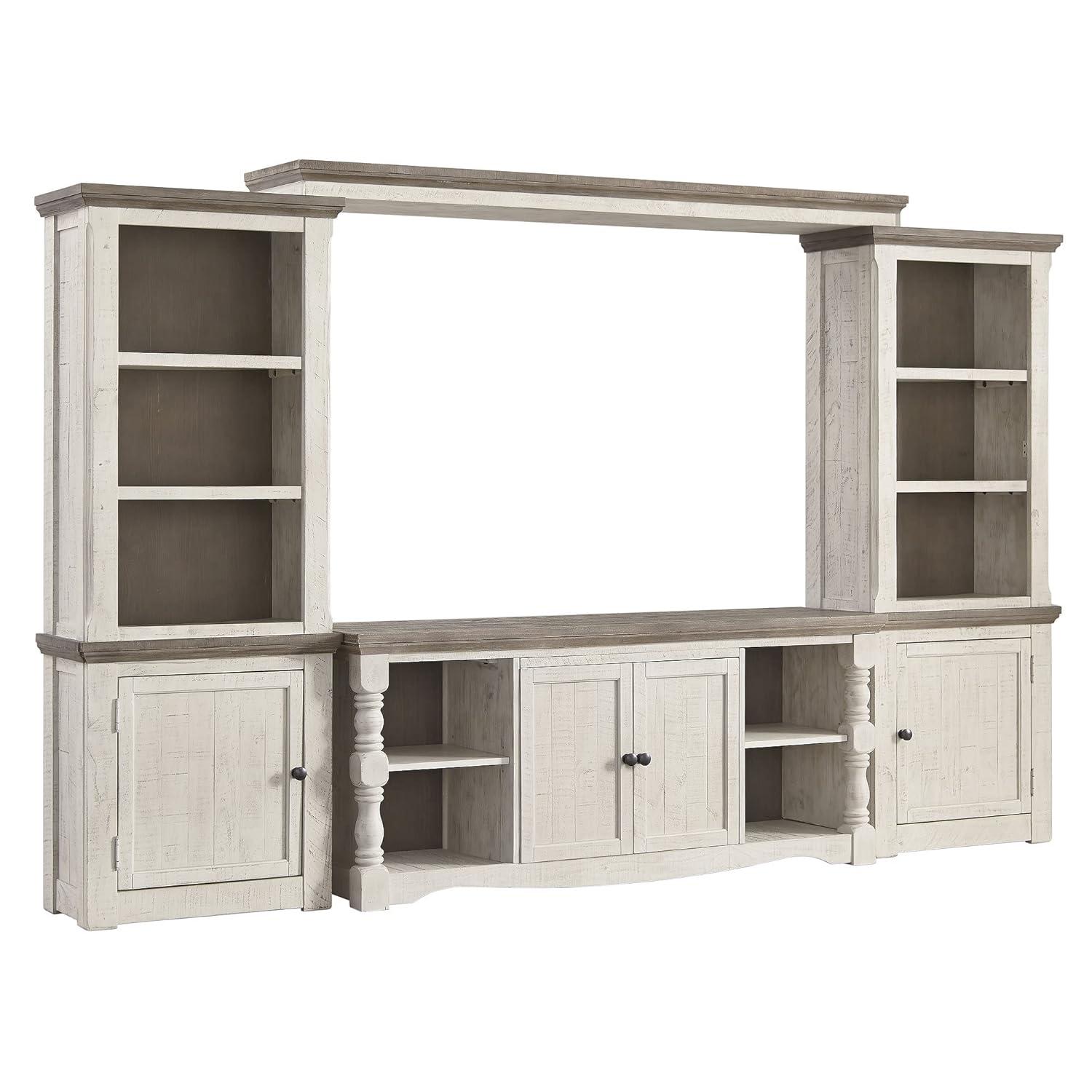 Signature Design by Ashley Casual Havalance Right Pier Cabinet  Two-tone