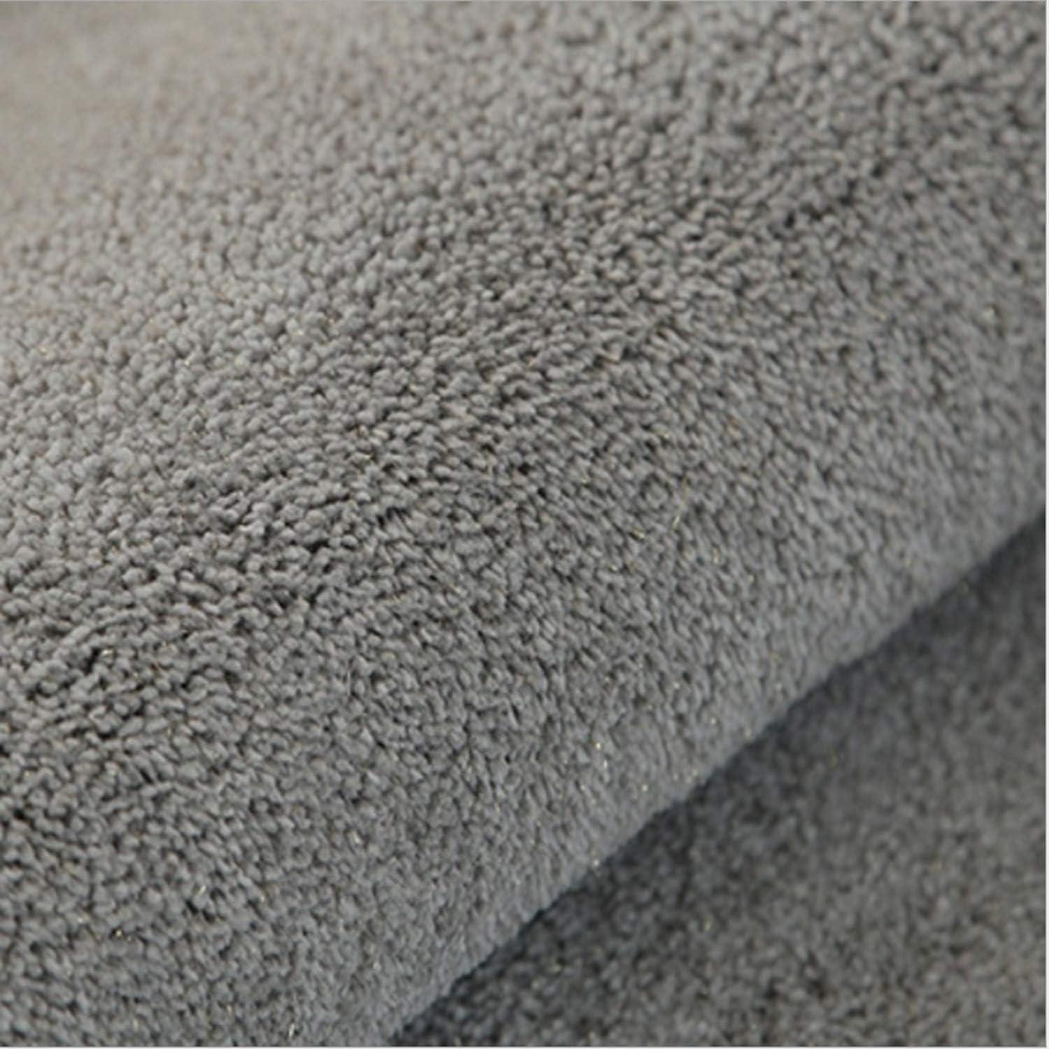 WPM'S Incredibly Soft and Absorbent Memory Foam Bath Mat, 17 By 24-inch (Grey)