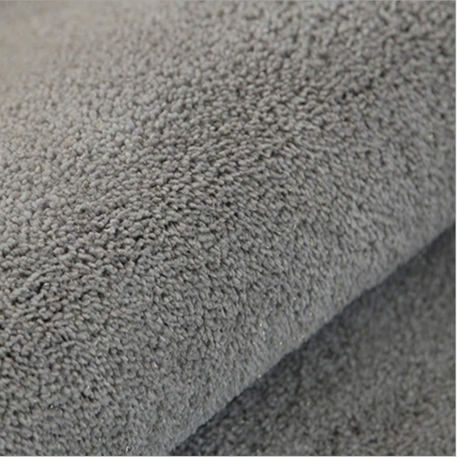 WPM'S Incredibly Soft and Absorbent Memory Foam Bath Mat, 17 By 24-inch (Grey)