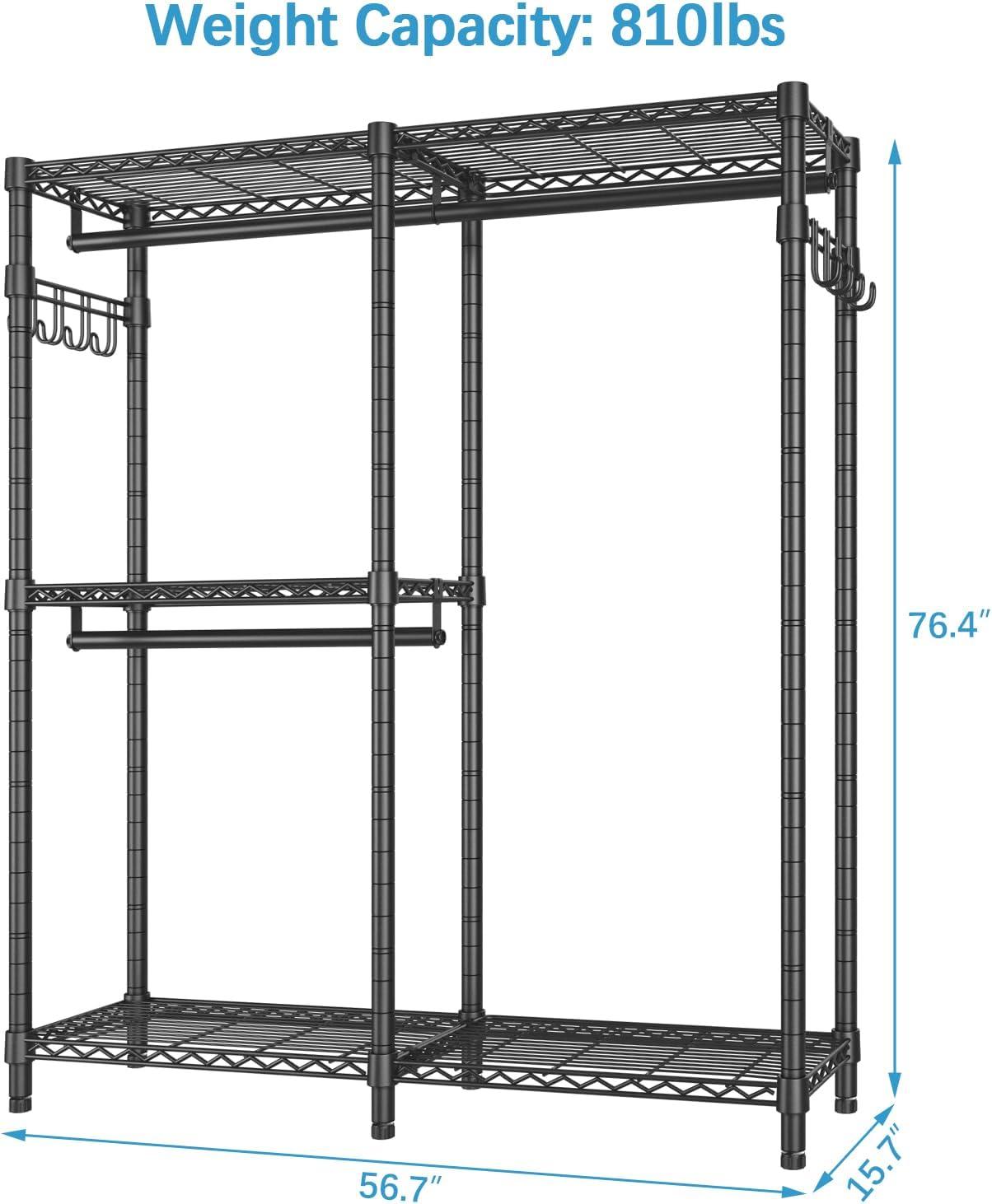 VIPEK V4 Garment Rack Bedroom Armoires Compact Freestanding Closet Storage Organizer