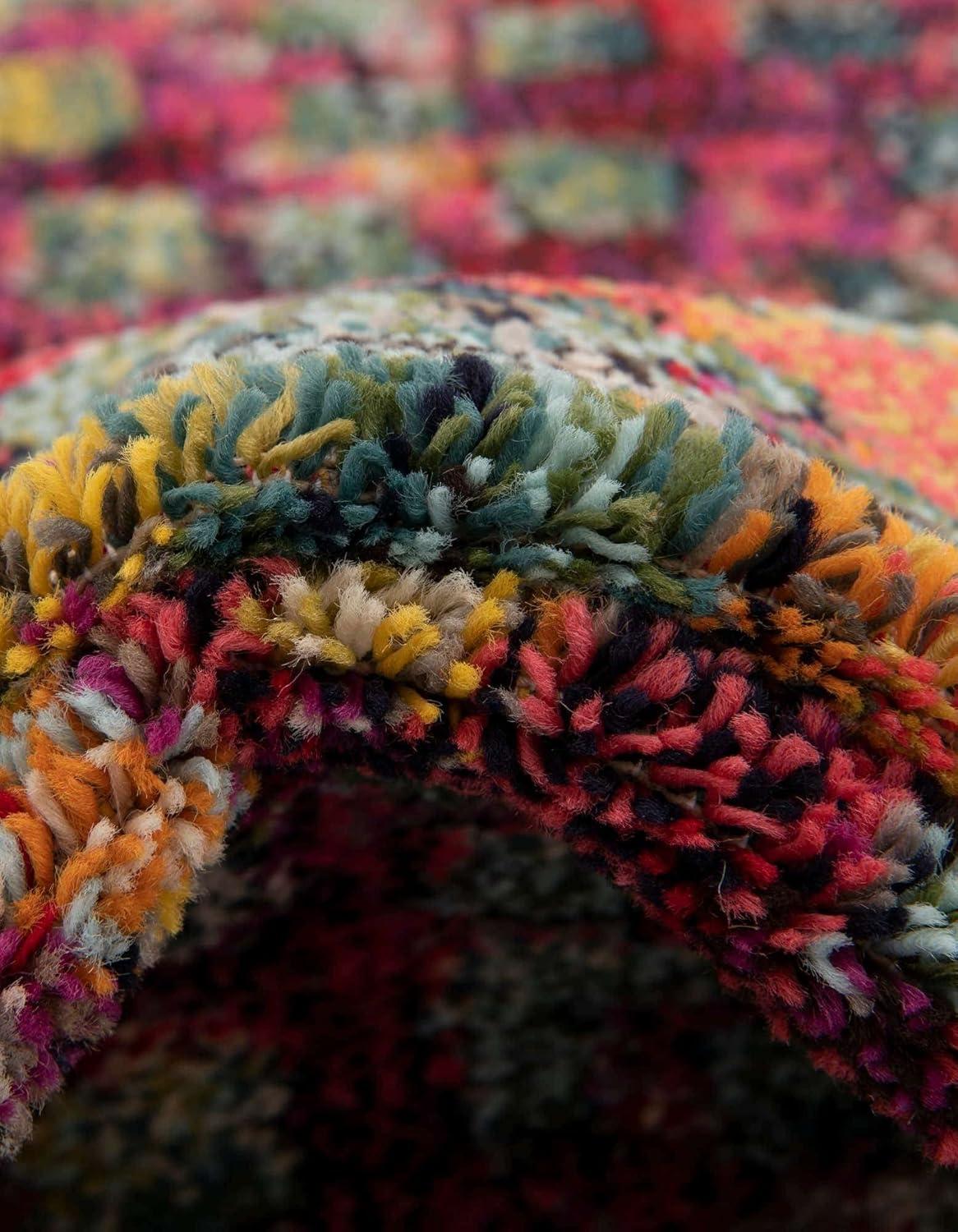 Unique Loom 5' 1 x 8' 0 Jardin Ivy Multi Area Rug