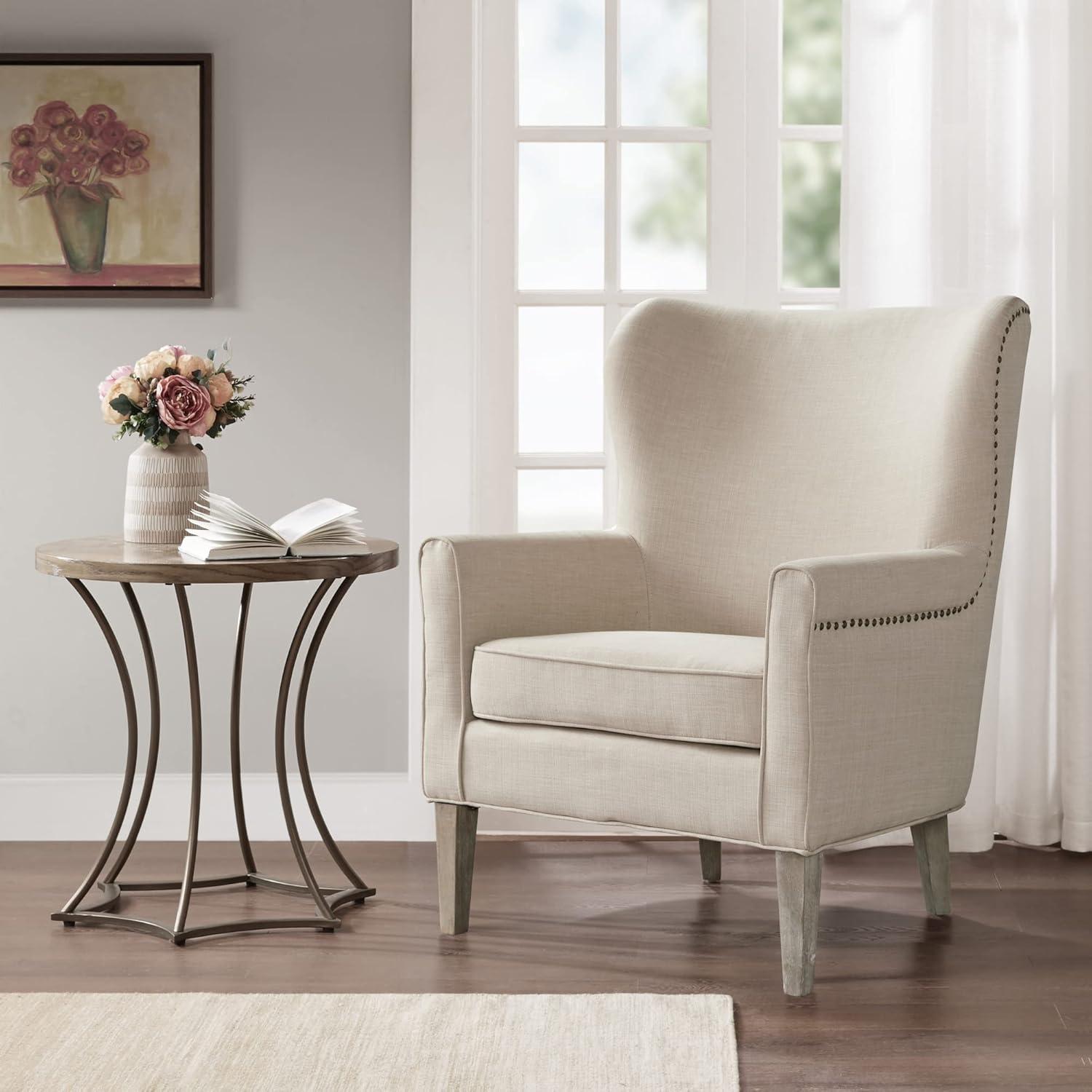 Donner Accent Wingback Chair Natural