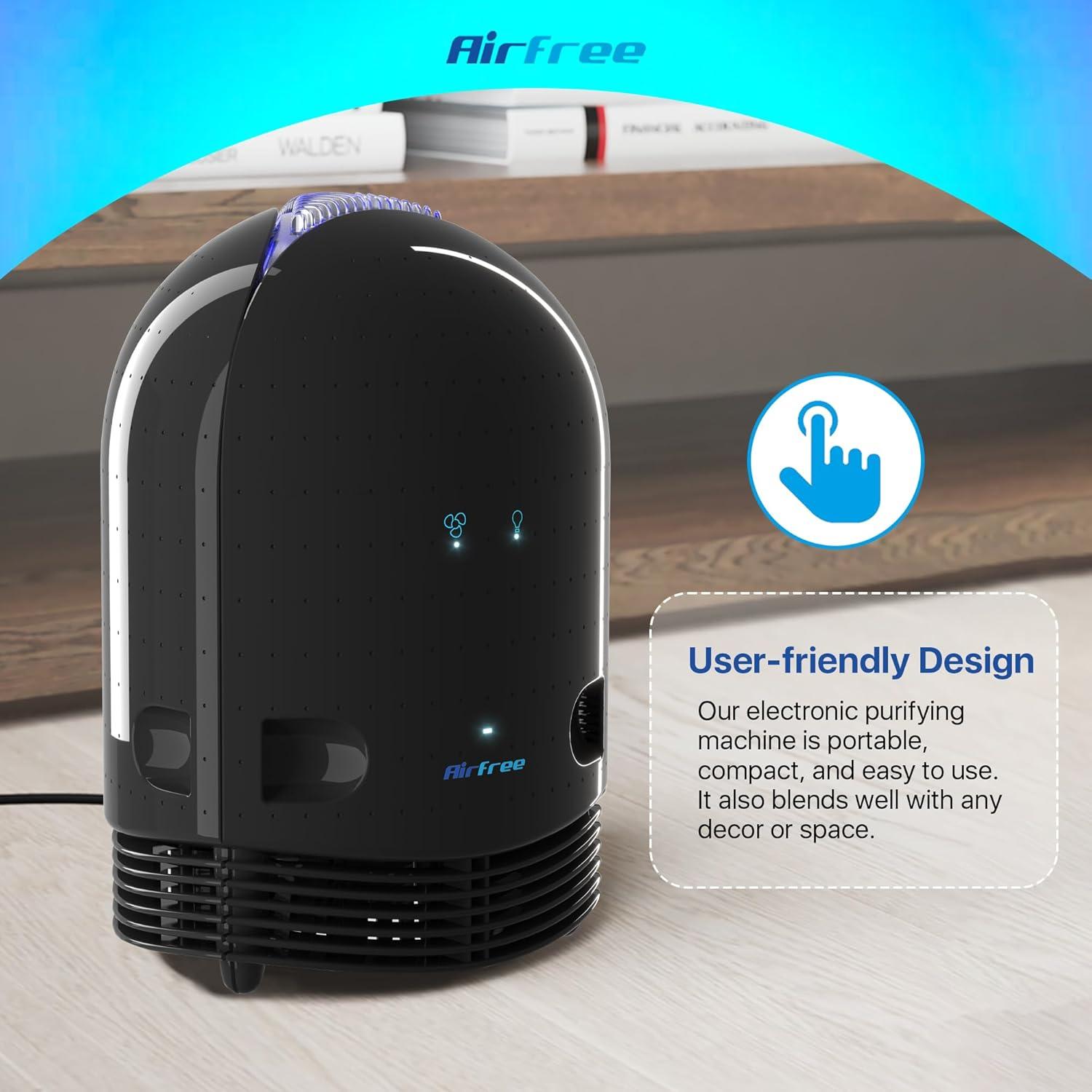 Airfree P3000 Plus  Filterless Silent Air Purifier | No Filter, Fan, or Humidifier | Covers 650 sq. ft.