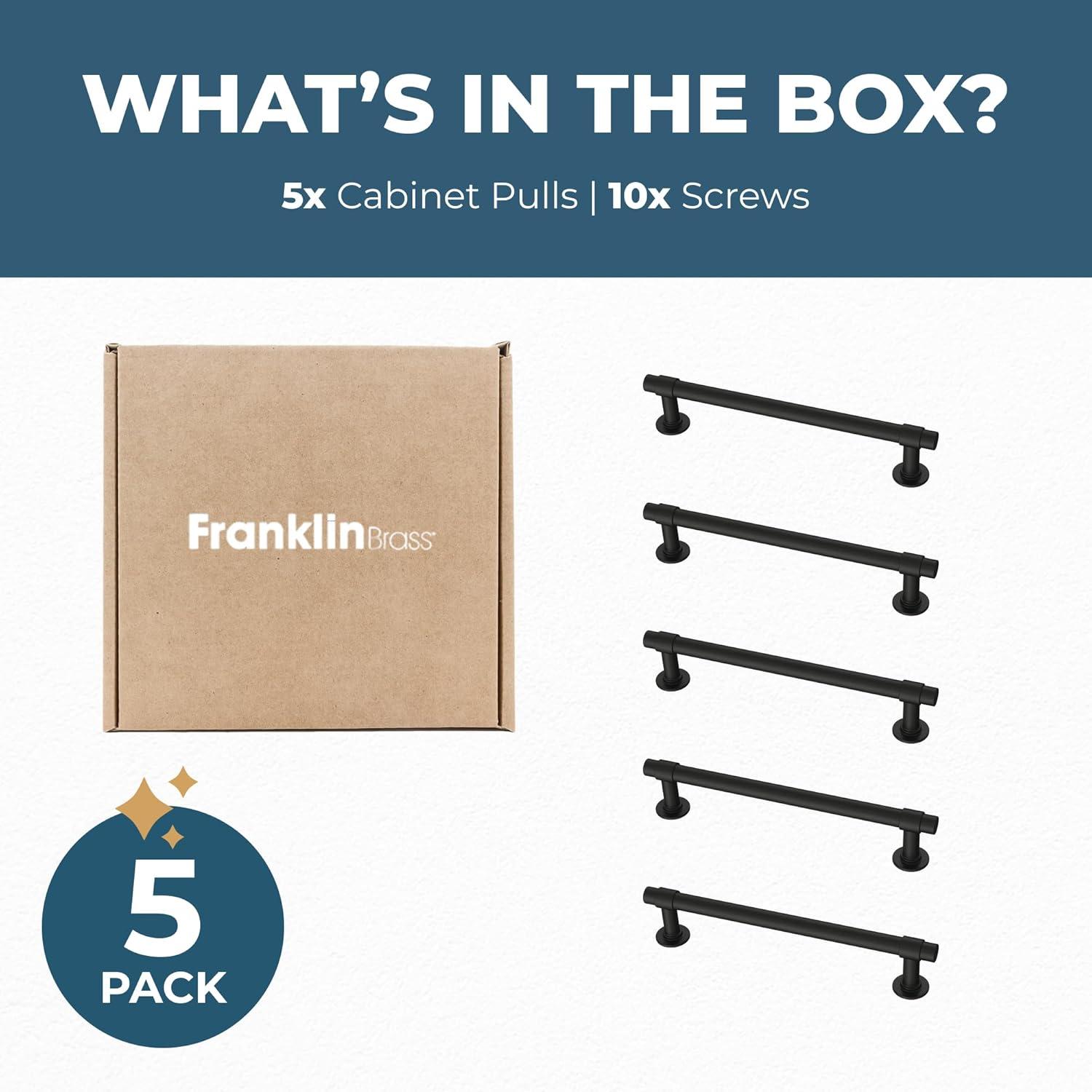 Franklin Brass Francisco 3 Antimicrobial Pull (Set of 5)