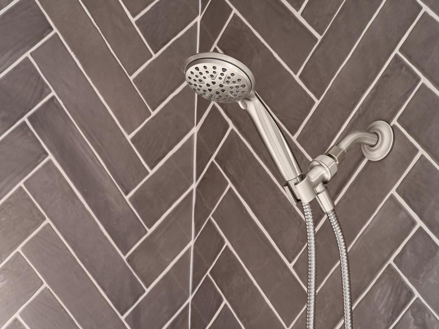 Moen 6-Mode Attune Hand Held Shower Head in Spot Resist Brushed Nickel 218H0SRN