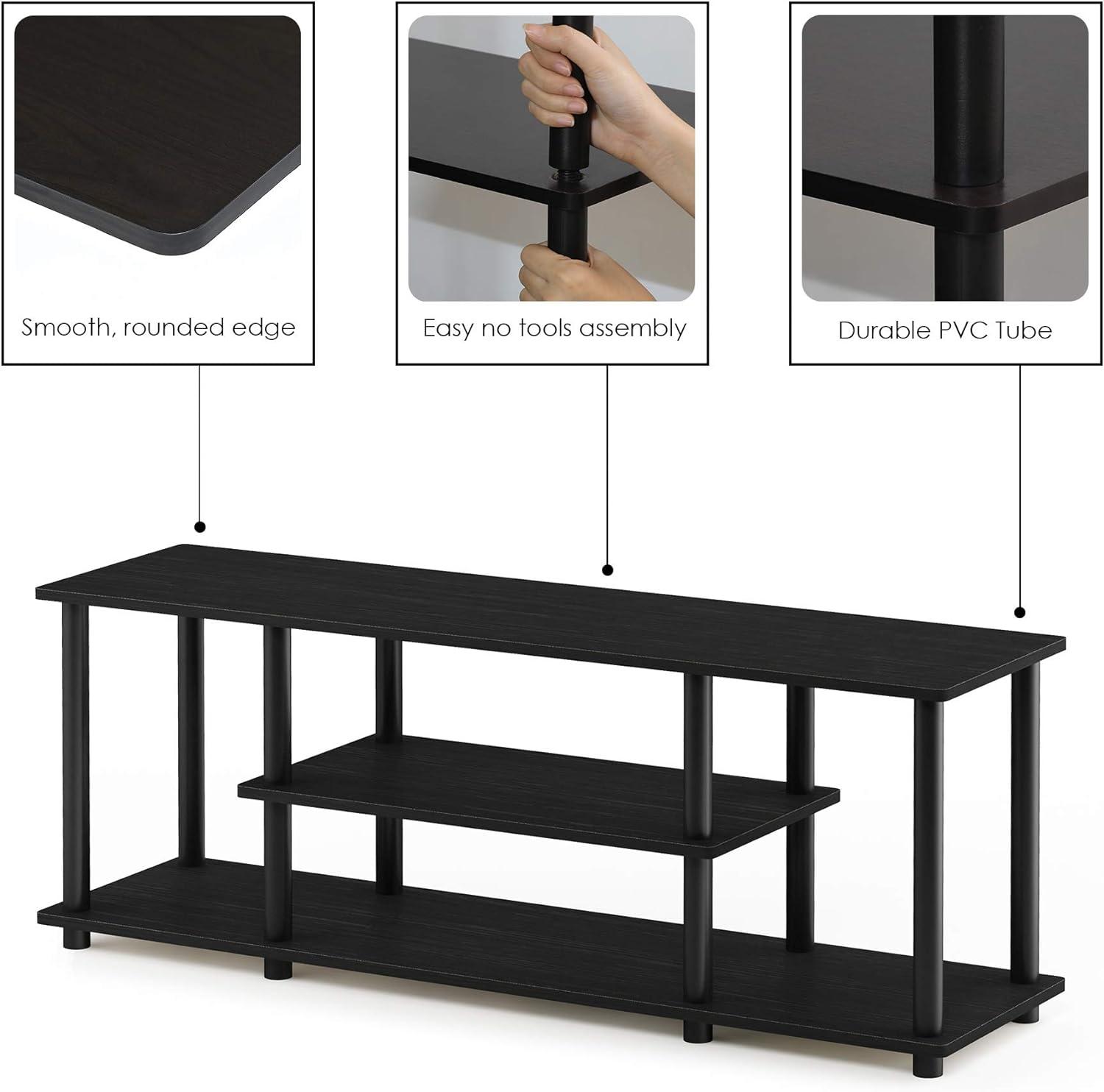 Furinno Turn-N-Tube No Tools 3D 3-Tier Entertainment TV Stands