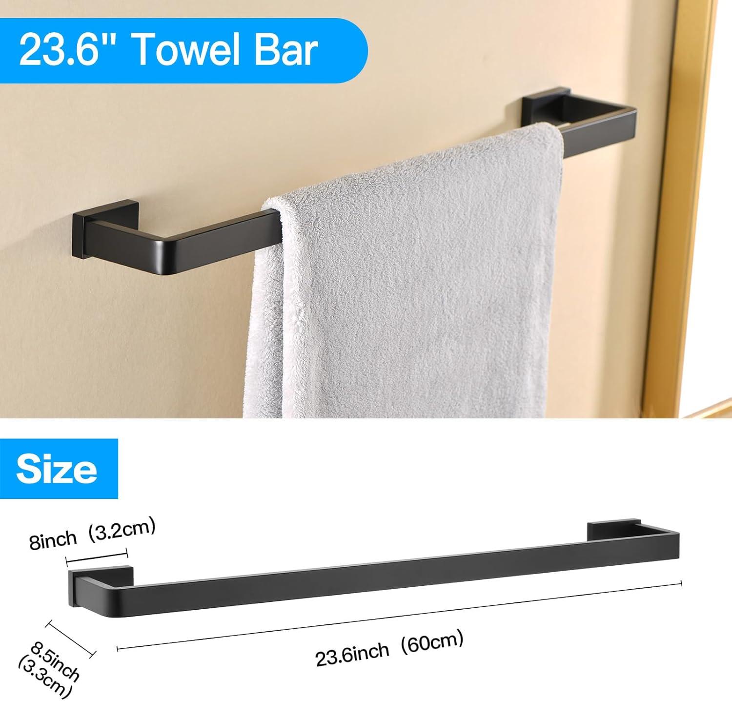 4 - Piece Bathroom Hardware Set