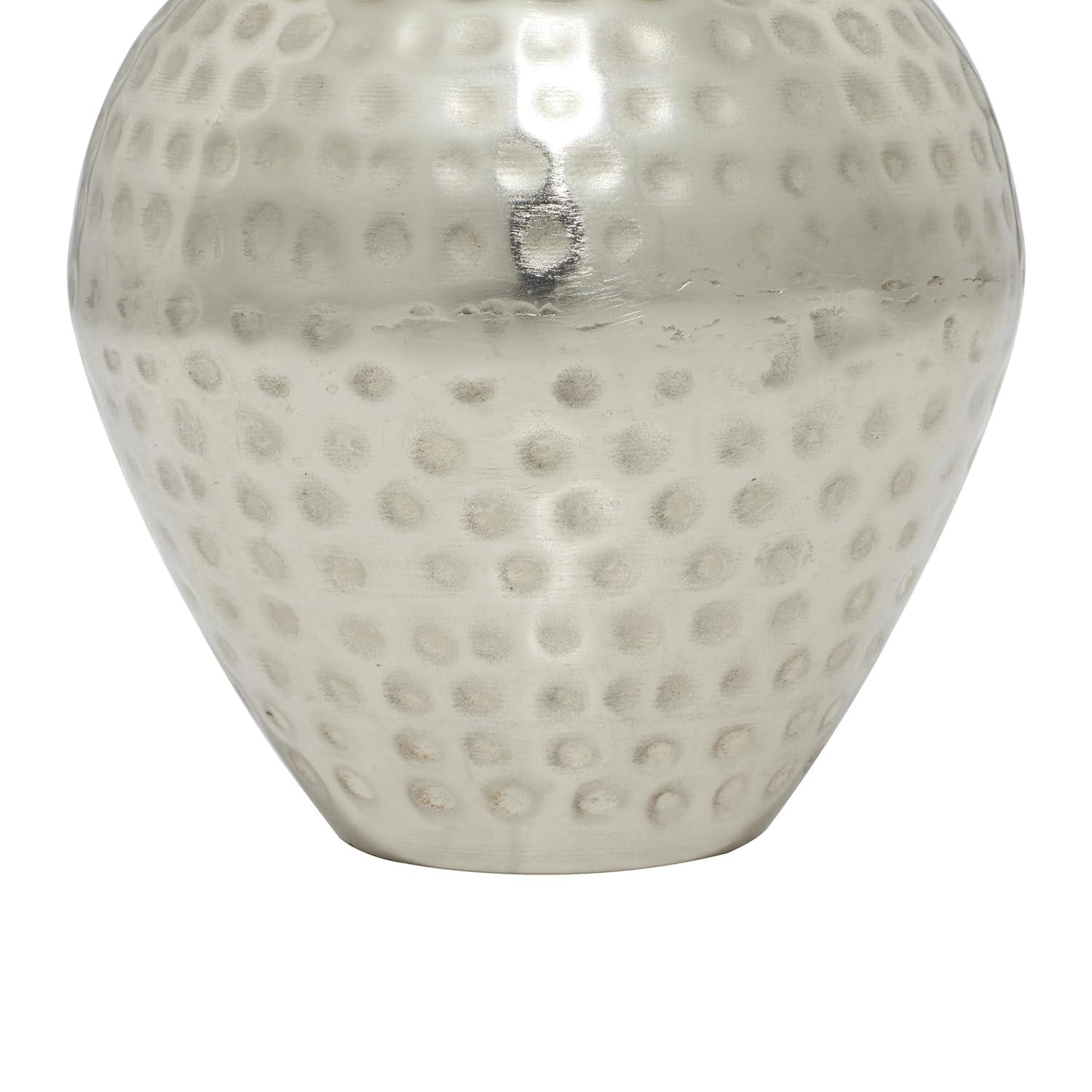 Trent Austin Design® Montevallo Silver Metal Hammered Living Room Decorative Jars