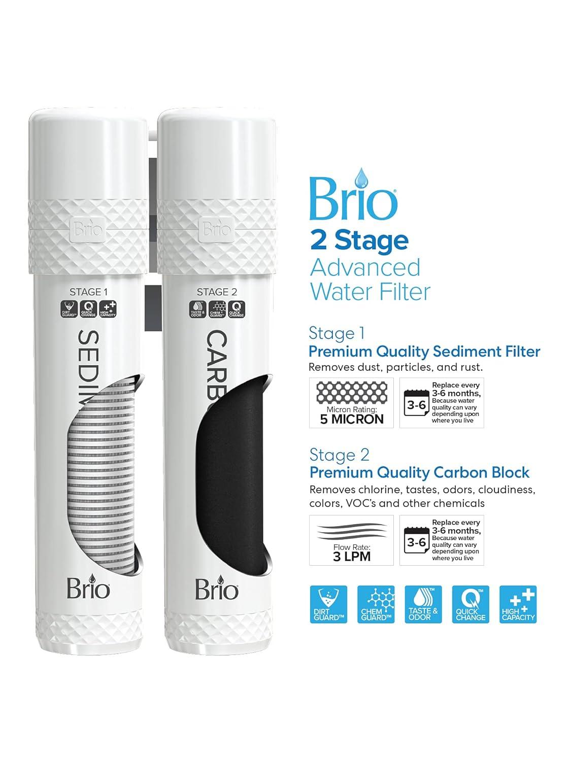 Brio Free Standing Bottom Loading Electric Filtered Water Dispenser