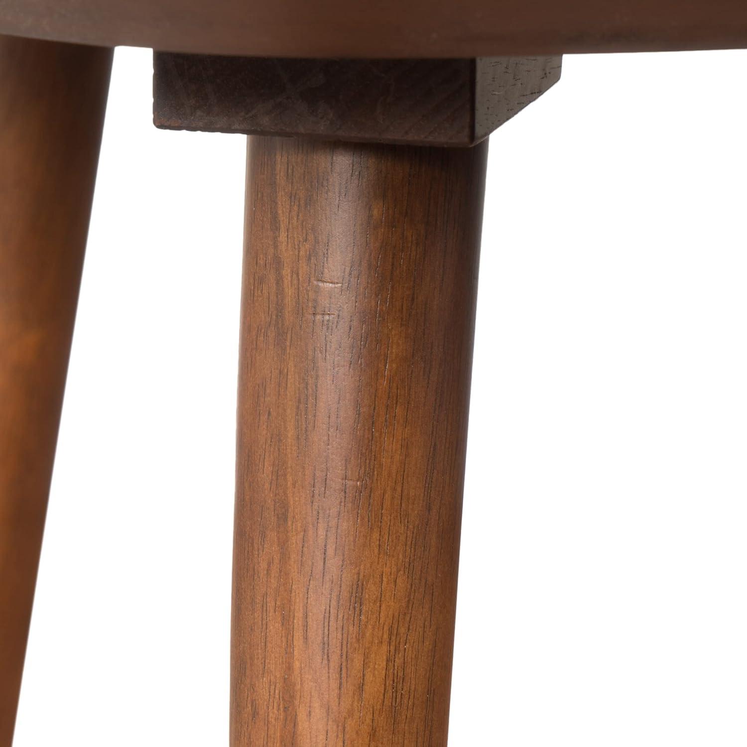 GDF Studio Finnian Mid Century Modern Wood Side Table, Walnut