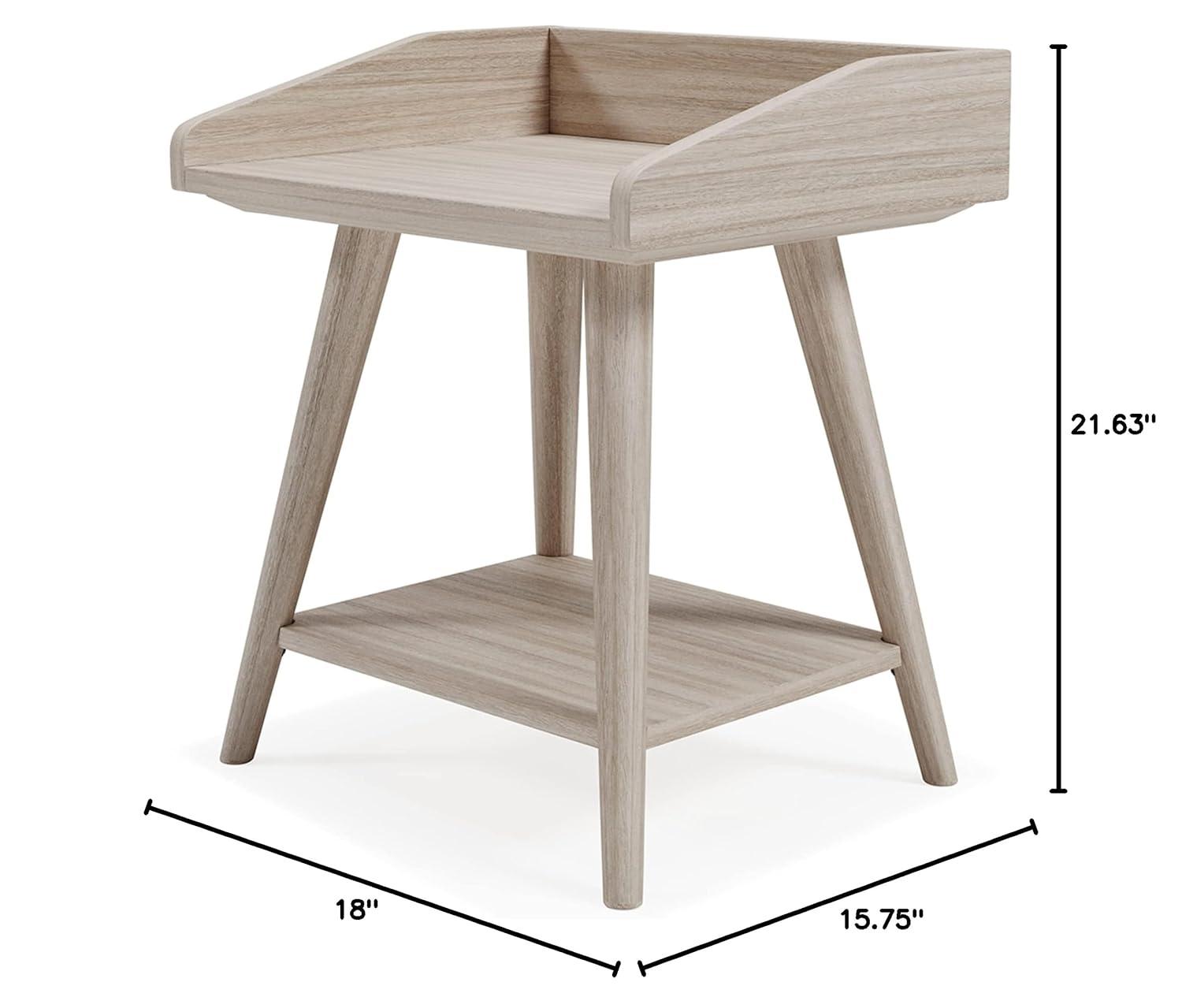 Signature Design by Ashley Casual Blariden Accent Table, Light Tan