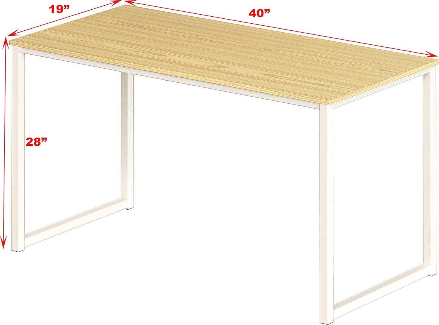 SHW Home Office 40-Inch Computer Desk, Oak