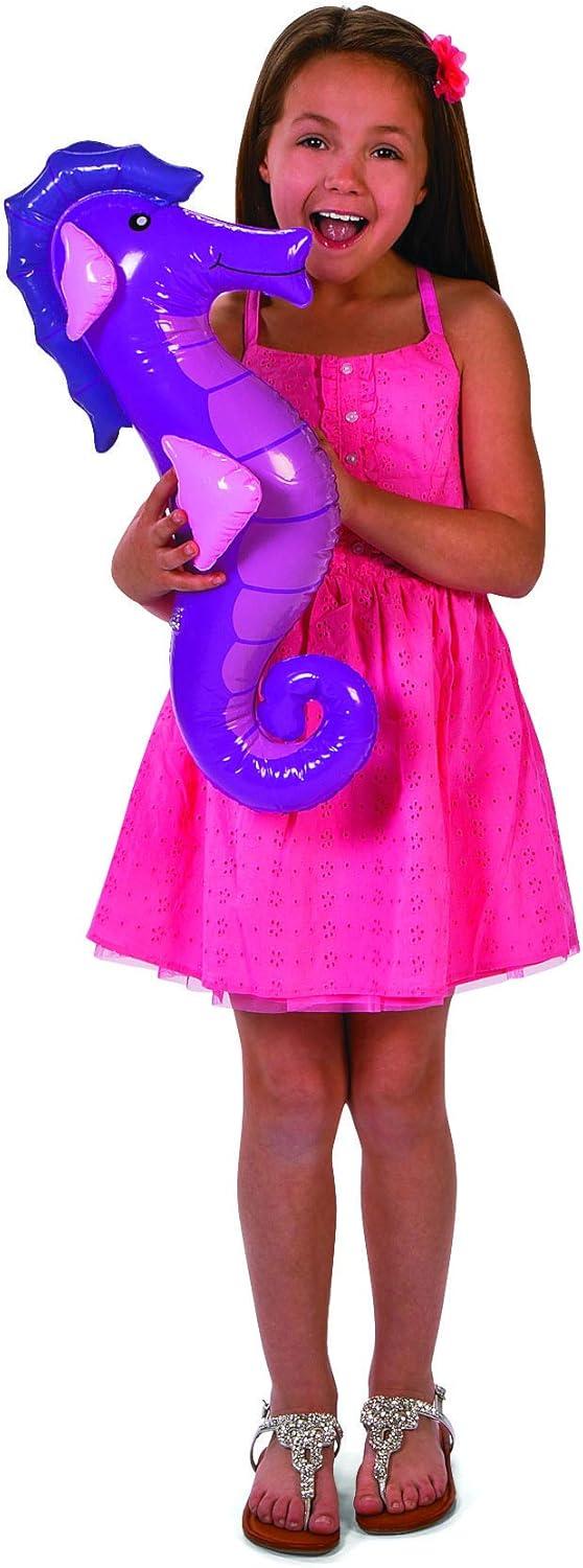 Fun Express Large Under The Sea Inflatables Party Favors and Decor, Includes a Whale, Dolphin, Octopus, Shark, Rainbow Fish, and Sea Horse - VBS Vacation Bible School Supplies/Decor 6 Pieces