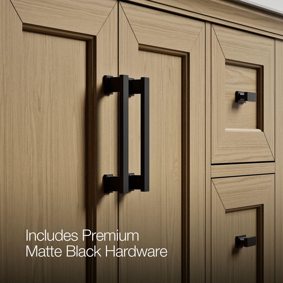 Charlemont 48 In. Bathroom Vanity Cabinet With Sink And Quartz Top