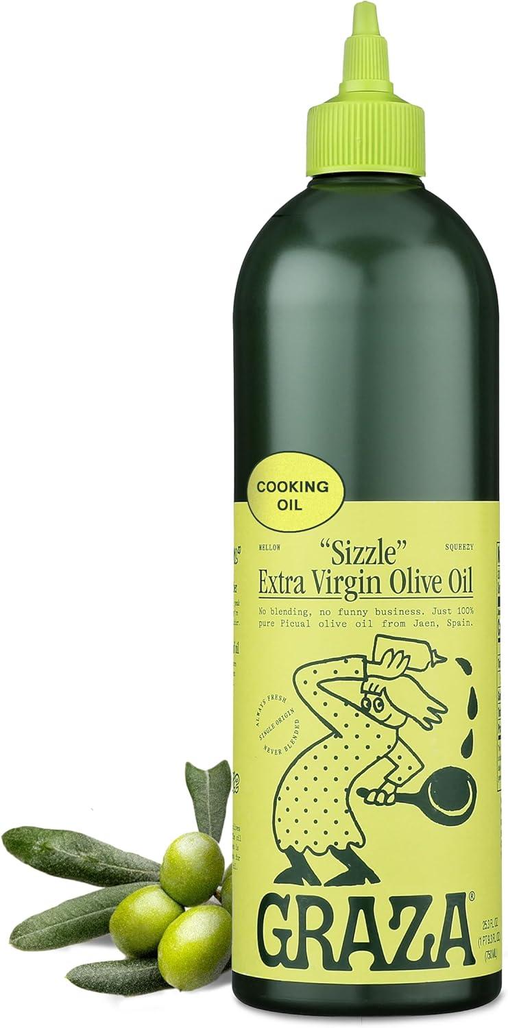 Graza Sizzle Extra Virgin Olive Oil for Cooking - 750ml