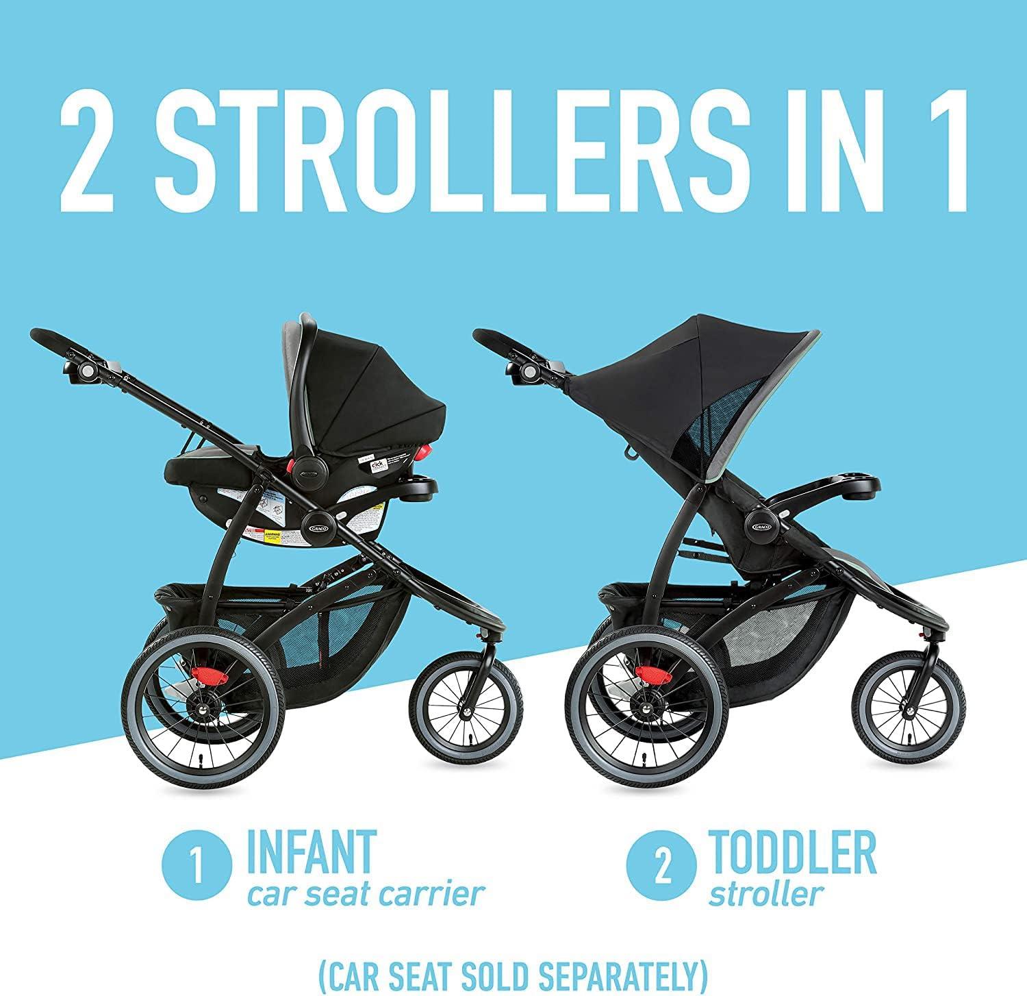 Graco FastAction Jogger LX Stroller, Drive, Infant, Unisex, 28.2 lbs