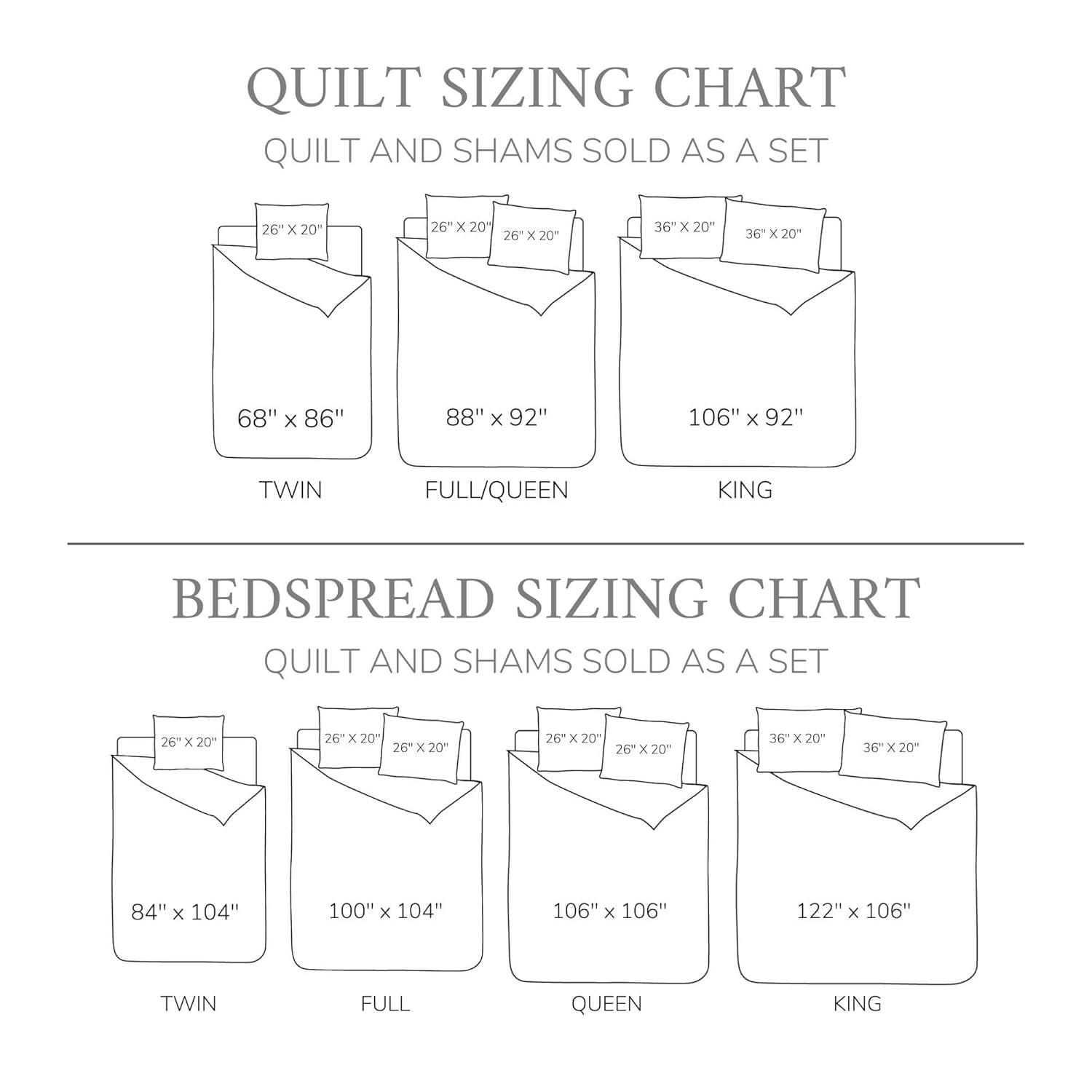 Mills Waffle Charcoal Quilt Set - One King Quilt and Two King Shams - Levtex Home