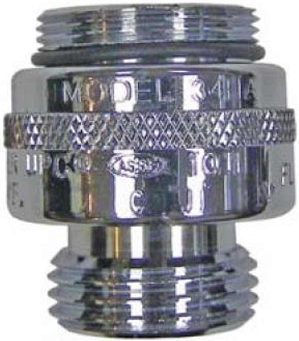 Chrome Brass Single-Check Vacuum Breaker for Hose Connections