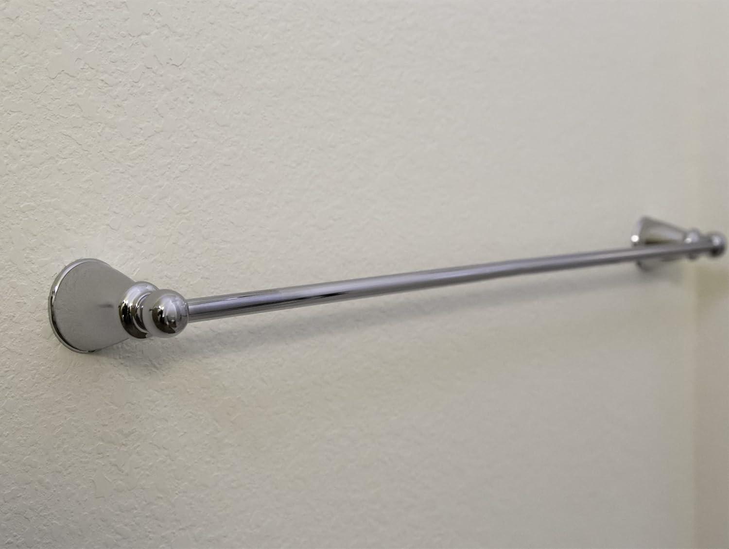 Kassel Towel Bar 24", Polished Chrome