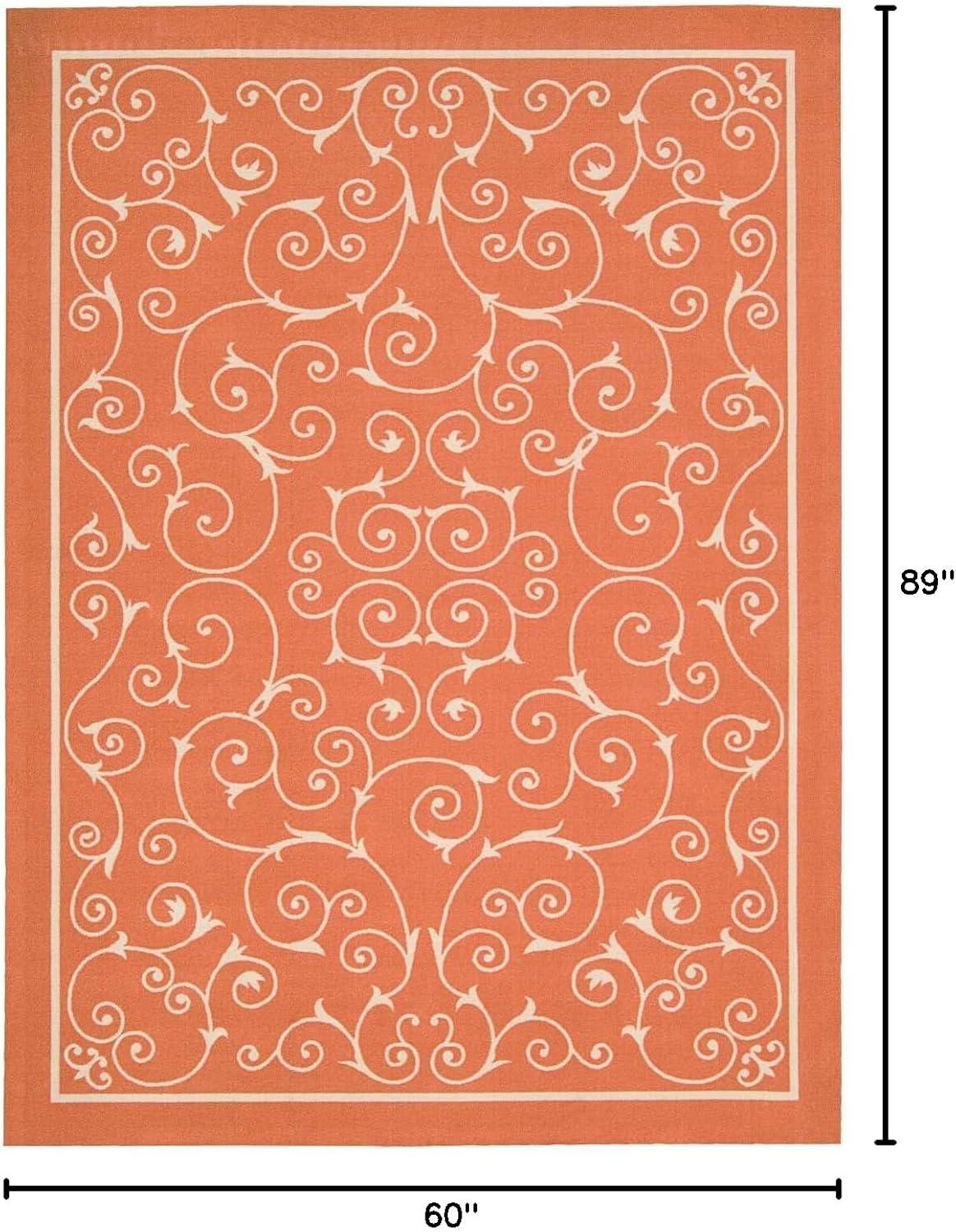 Nourison Home & Garden Loomed Scroll Indoor/outdoor Area Rug