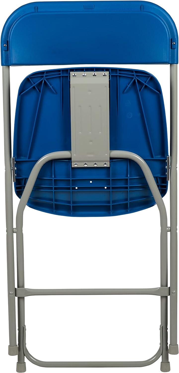 Hercules Series 31.5" Blue Metal Stackable Event Chair - 4 Pack