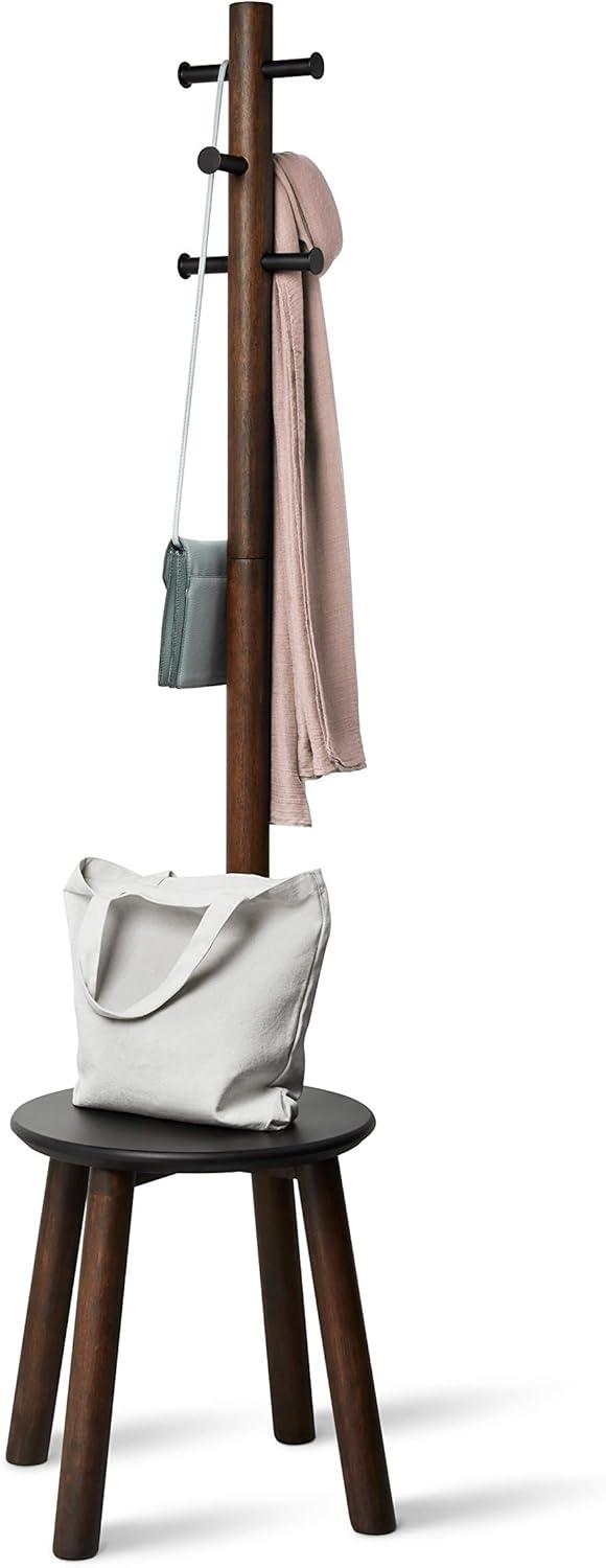 Pillar 6 - Hook Freestanding Coat Rack