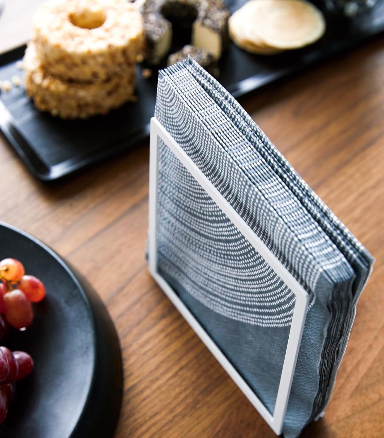 Yamazaki Home Napkin Holder - Kitchen Storage, Table Organizer, Steel