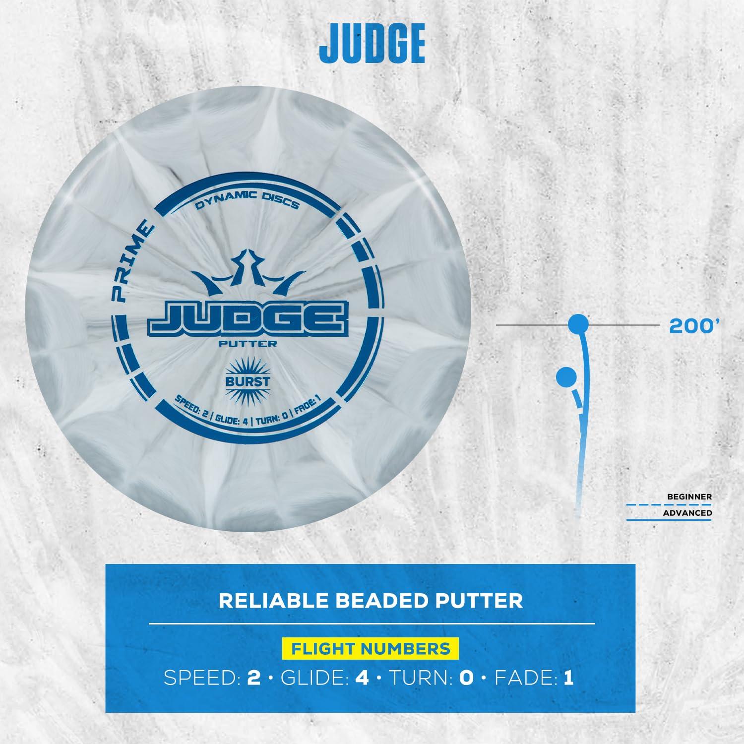 Dynamic Discs Prime Burst 3-Disc Golf Set | Includes Putter, Midrange, Driver, Mini Marker | 170-176g | Starter Disc Golf Accessories for Men | Great Beginner Kit for New Players & Amateurs