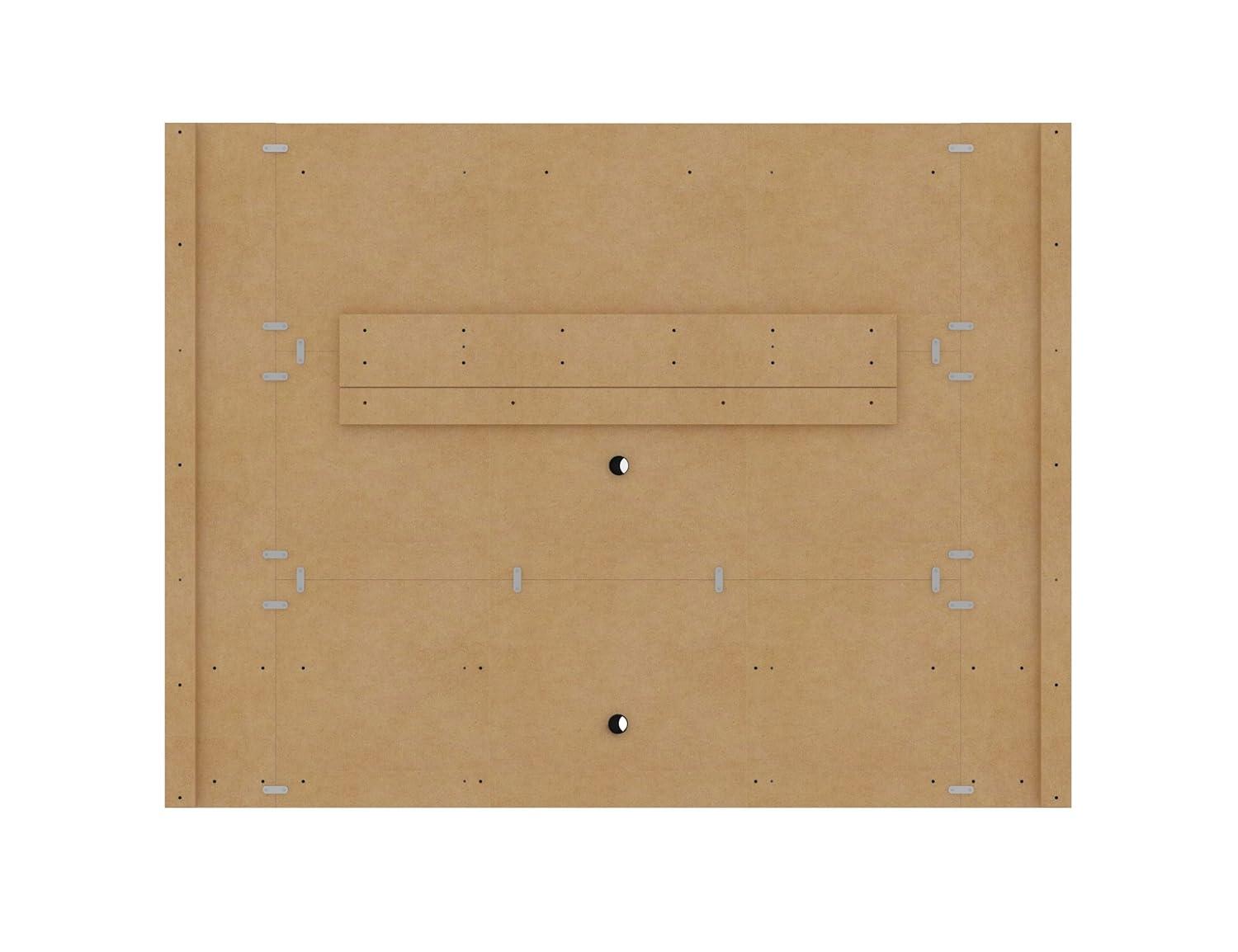 Manhattan Comfort Liberty Wood Entertainment Center for TVs up to 65" in Black