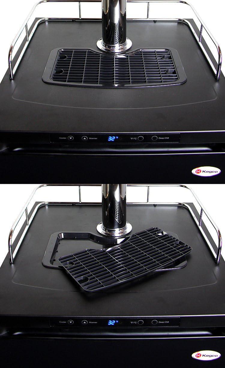 Kegco Kegco 5.6 Cubic Feet Triple Tap Freestanding Kegerator with Adjustable Temperature