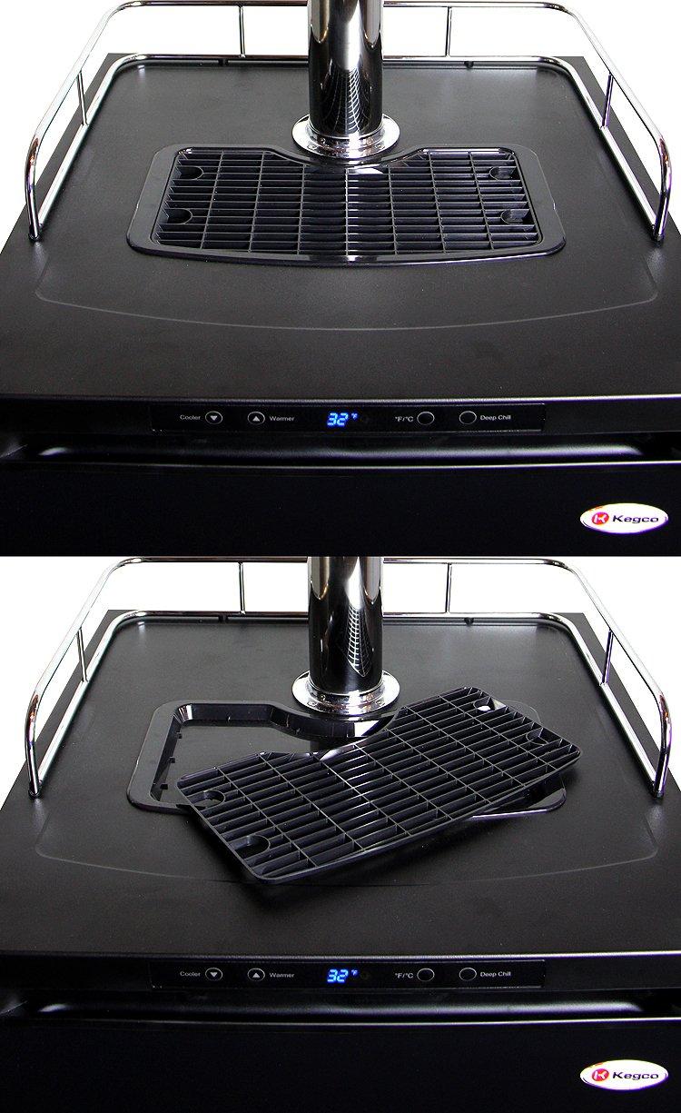 Kegco Kegco 5.6 Cubic Feet Triple Tap Freestanding Kegerator with Adjustable Temperature