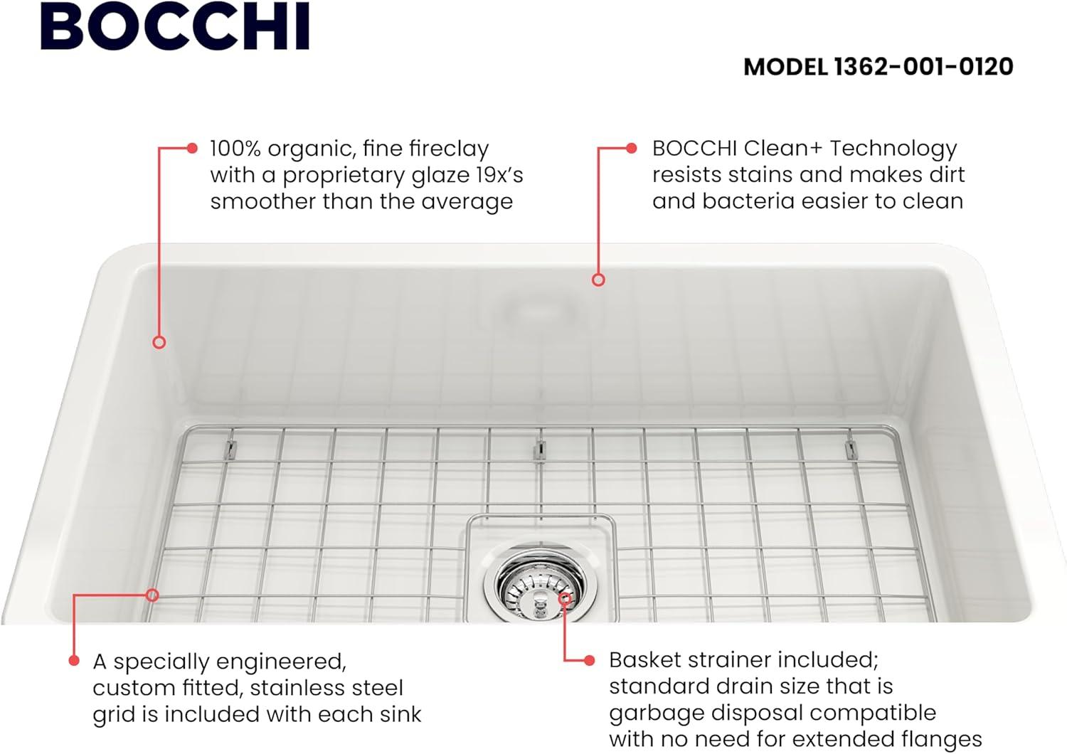 Sotto 32'' L Undermount Fireclay Kitchen Sink