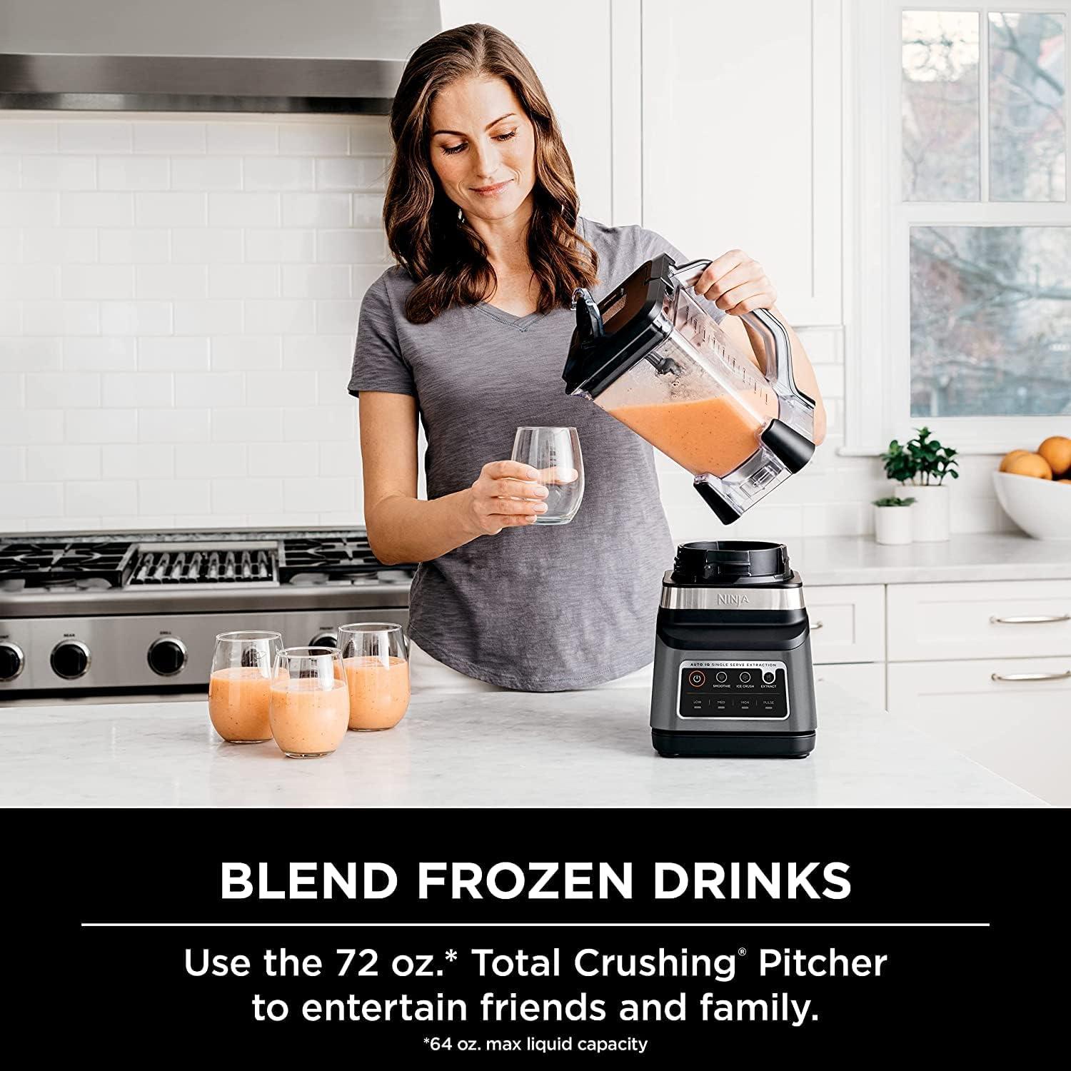 Ninja Ninja® Professional Plus Blender DUO® with 3 Auto-iQ® Programs for Smoothies, Frozen Drinks & Nutrient Extractions, 72 oz. Total Crushing Pitcher & (2) 24 oz. To-Go Cups