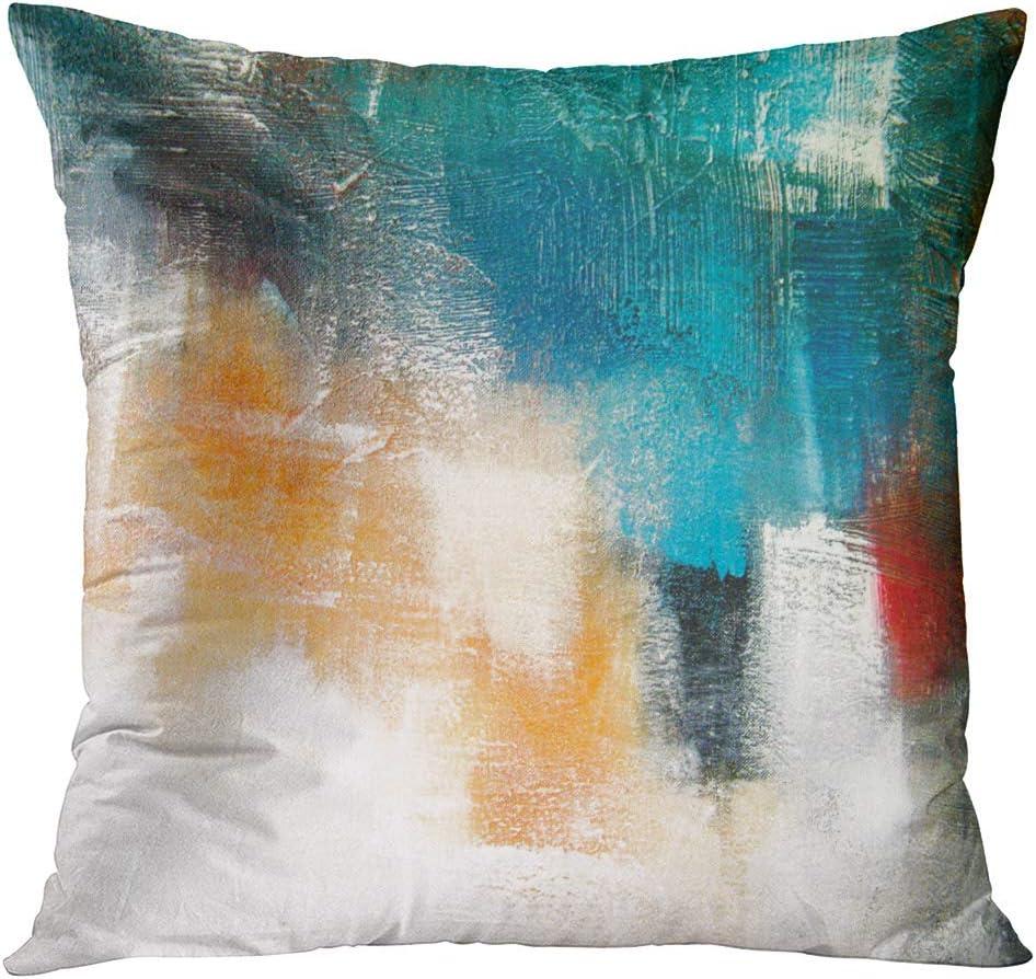 Abstract Multicolor Polyester Standard/Queen Pillowcase Set