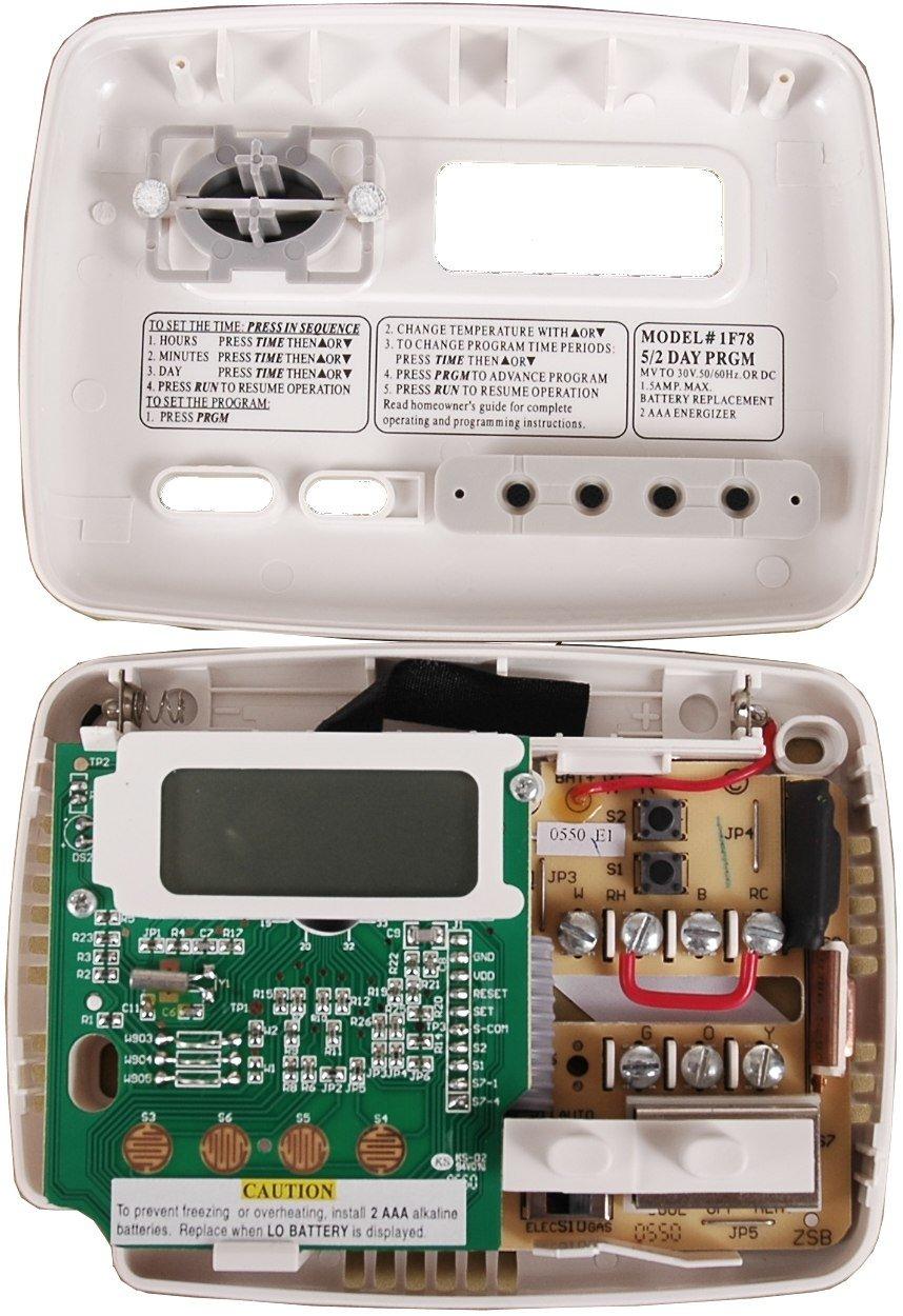 Emerson 1F78-151 Single-Stage Programmable Digital Thermostat, 5-2 Day