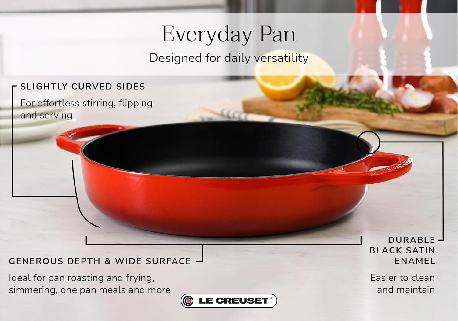 Le Creuset ® Signature 11" Flame Enameled Cast Iron Everyday Pan